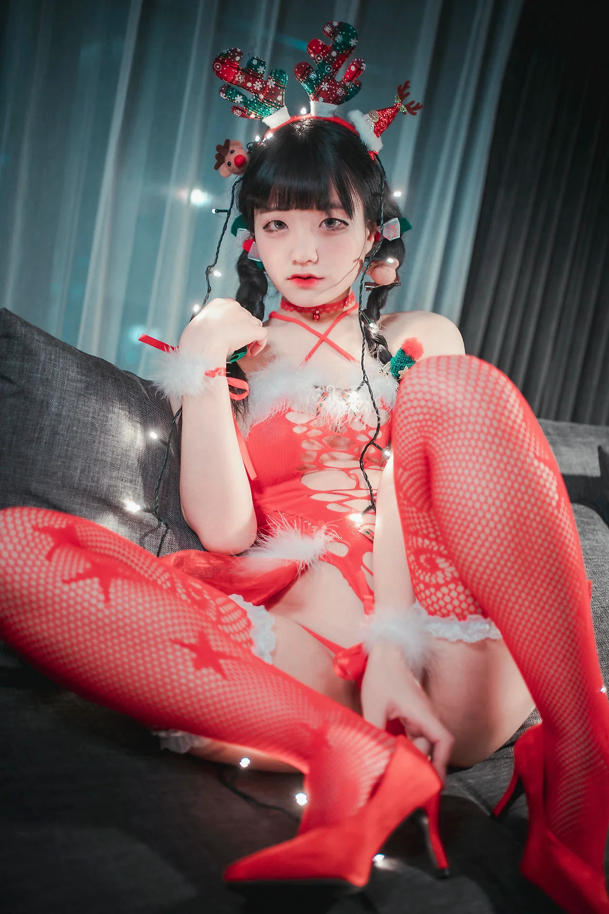 DJAWA No.106 Jeong Jenny红色麋鹿少女 - 82