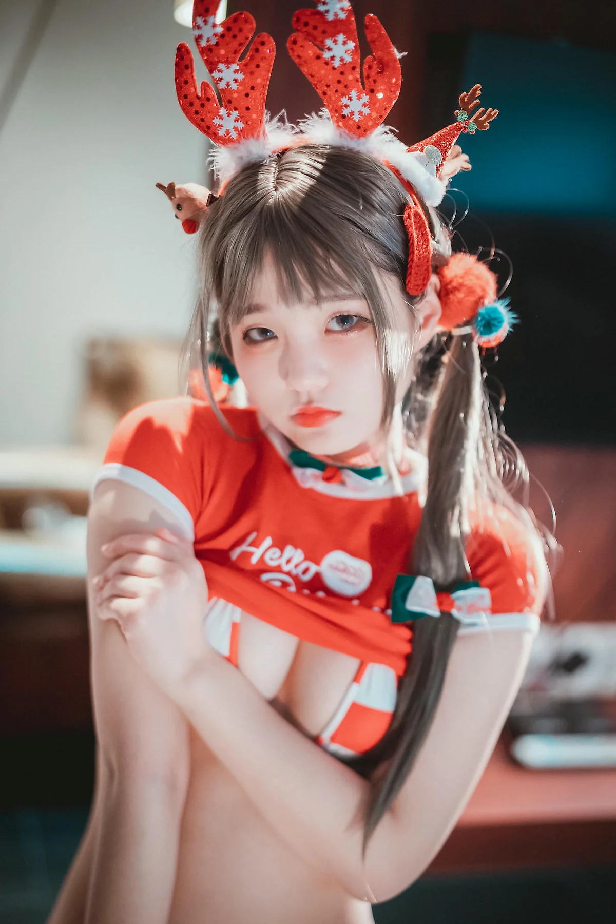 DJAWA No.106 Jeong Jenny红色麋鹿少女 - 91