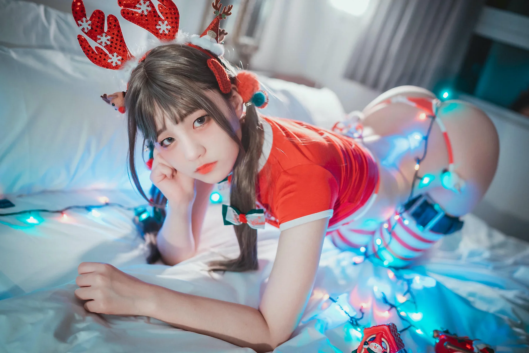 DJAWA No.106 Jeong Jenny红色麋鹿少女 - 103
