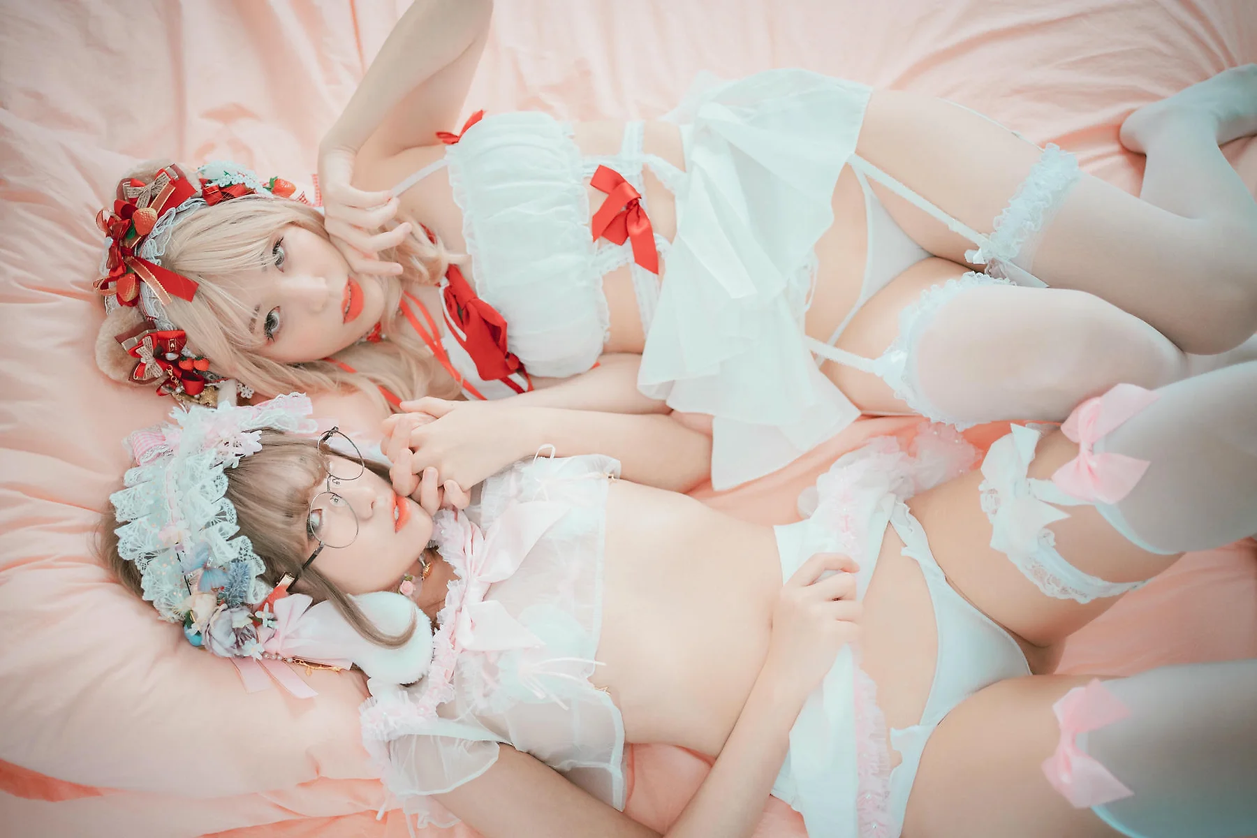 DJAWA No.124 Mozzi花嫁少女双人写真 - 15