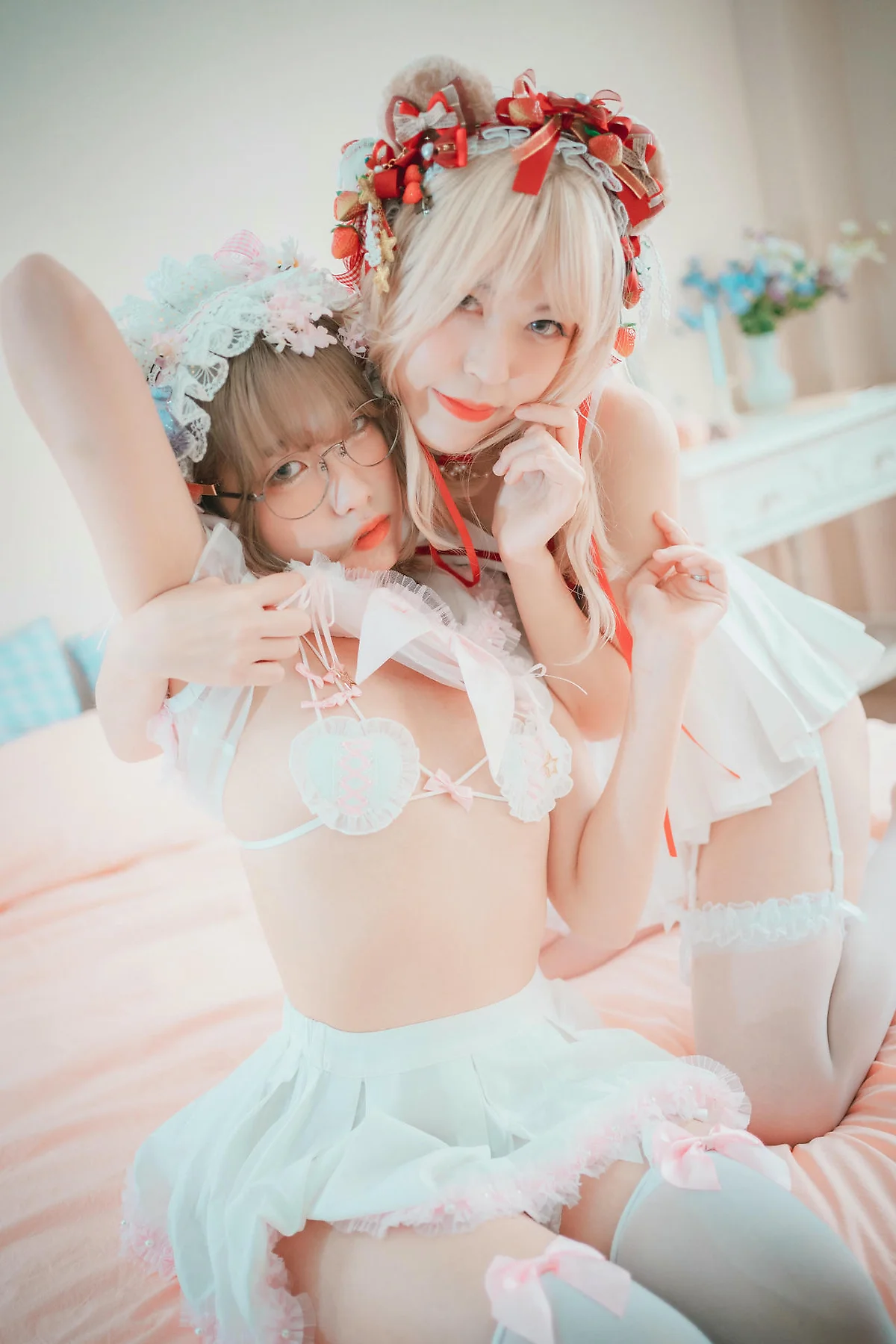 DJAWA No.124 Mozzi花嫁少女双人写真 - 16
