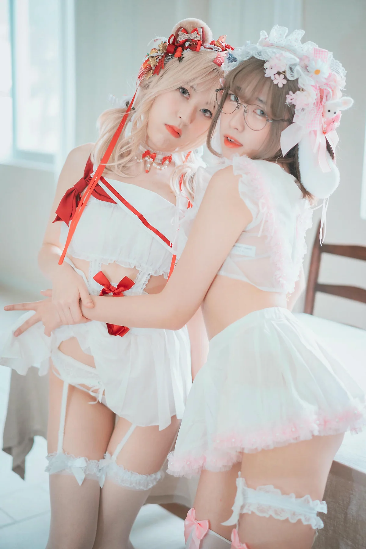 DJAWA No.124 Mozzi花嫁少女双人写真 - 19