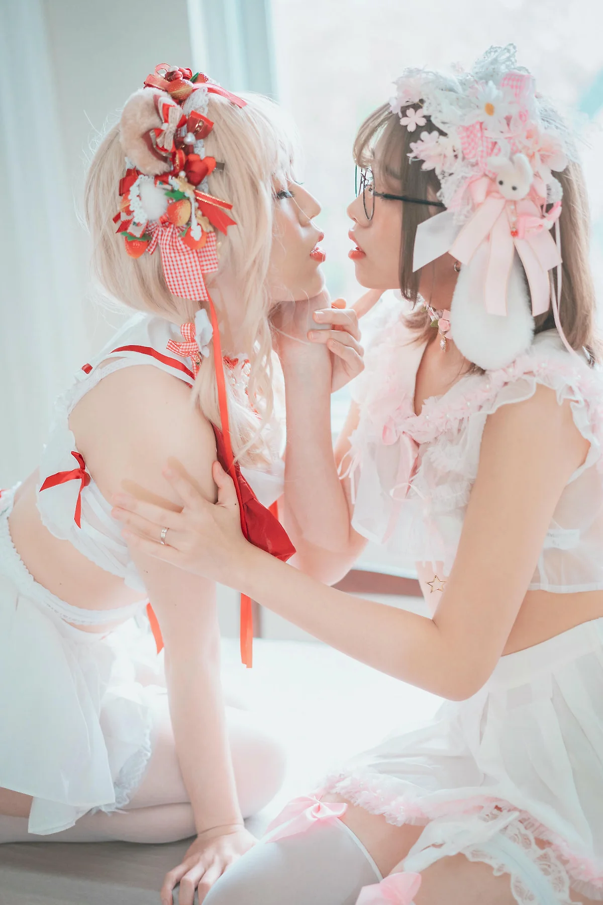 DJAWA No.124 Mozzi花嫁少女双人写真 - 21