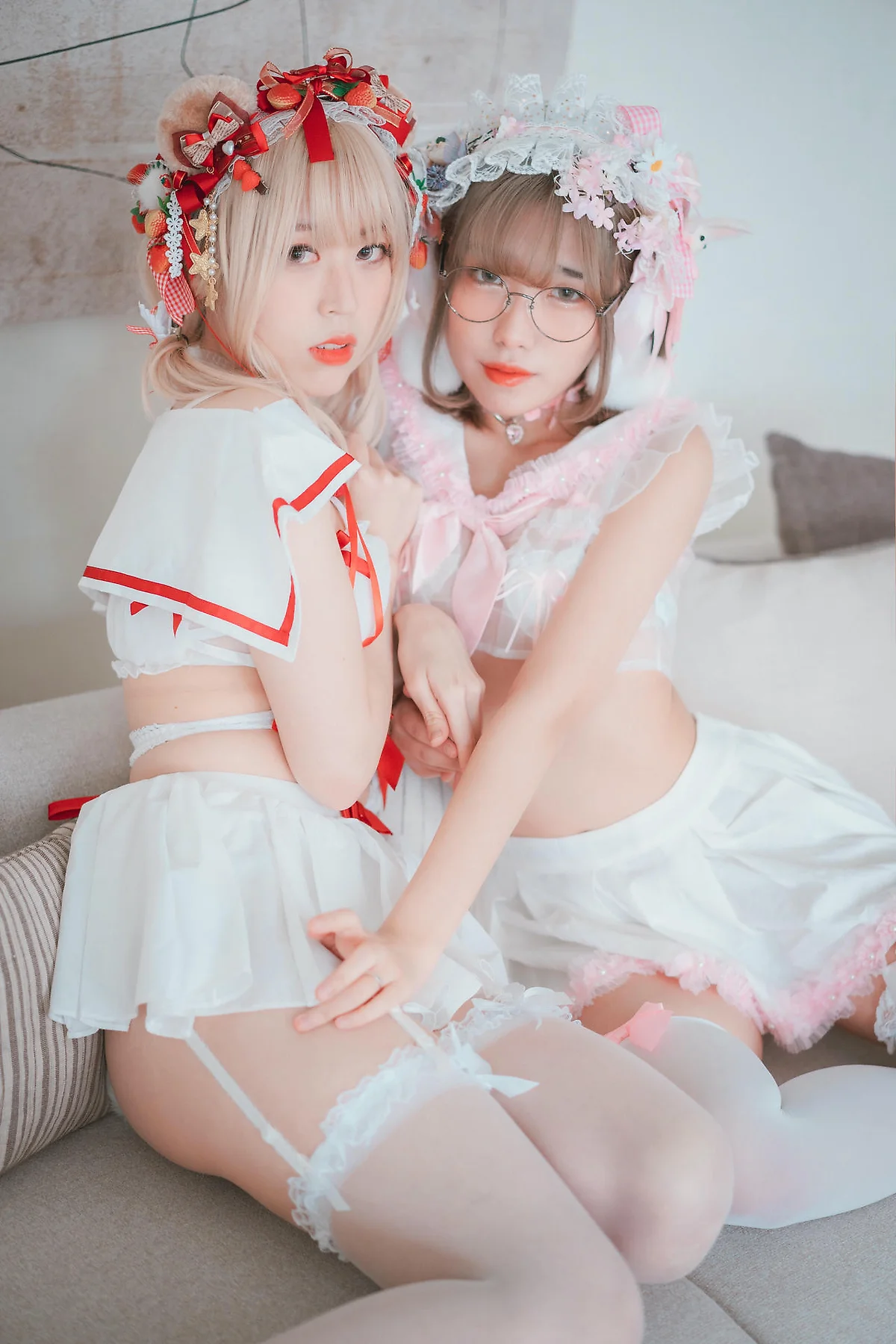 DJAWA No.124 Mozzi花嫁少女双人写真 - 55