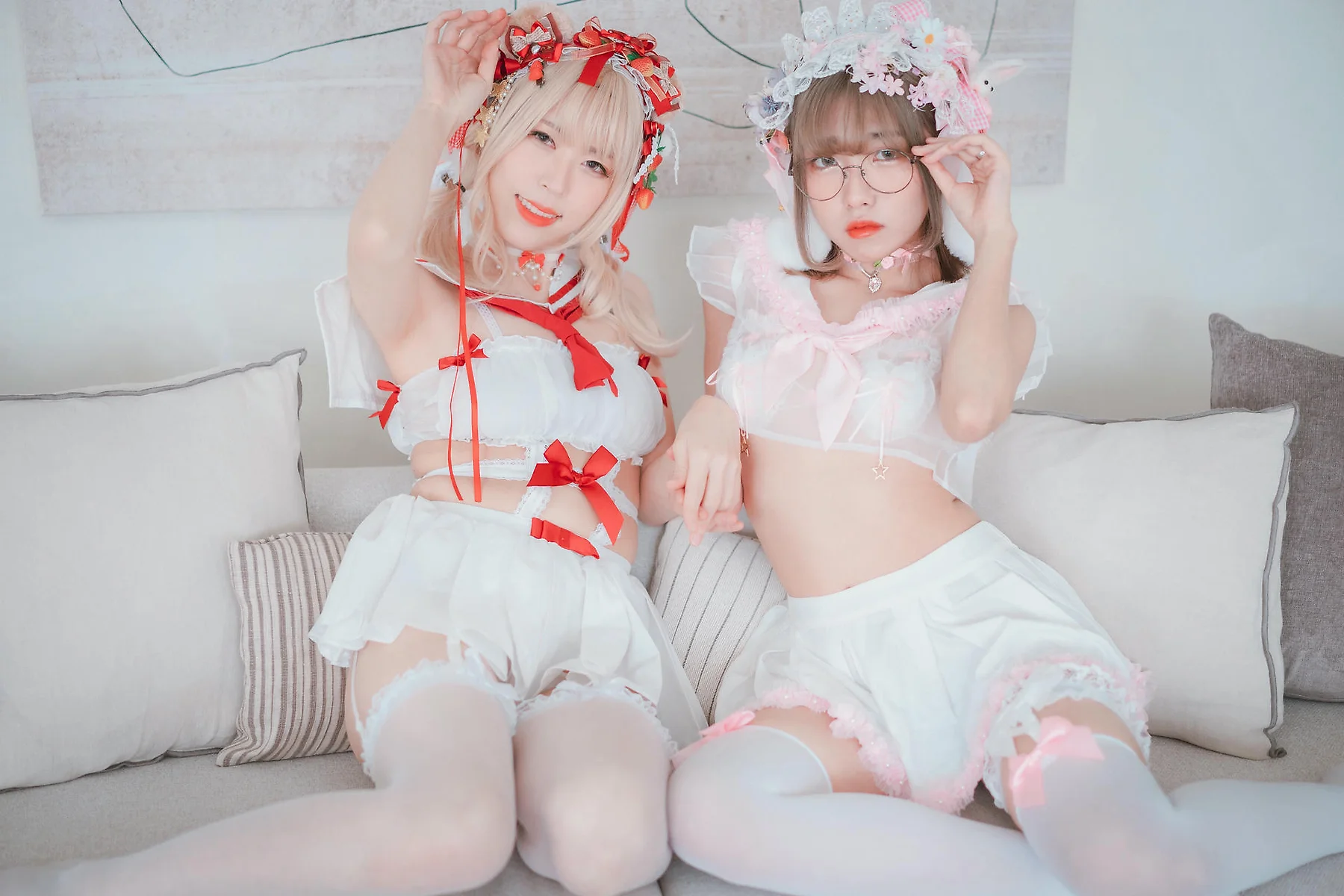 DJAWA No.124 Mozzi花嫁少女双人写真 - 56