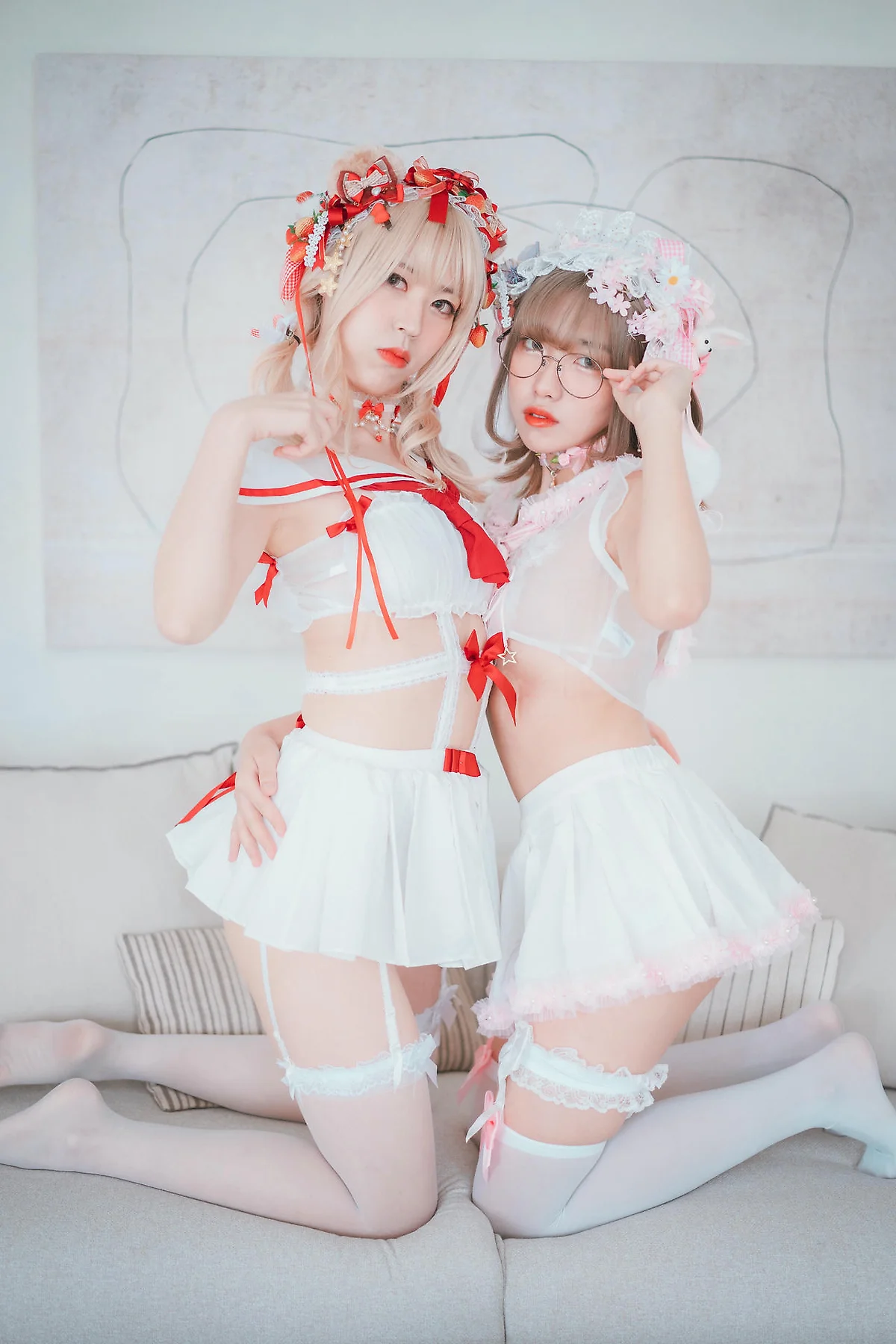 DJAWA No.124 Mozzi花嫁少女双人写真 - 59