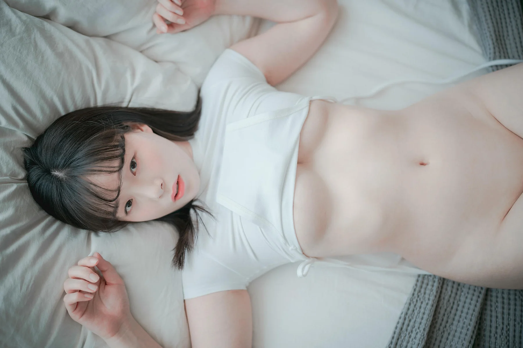 DJAWA No.125 Pia白丝翘臀连体衣 - 14