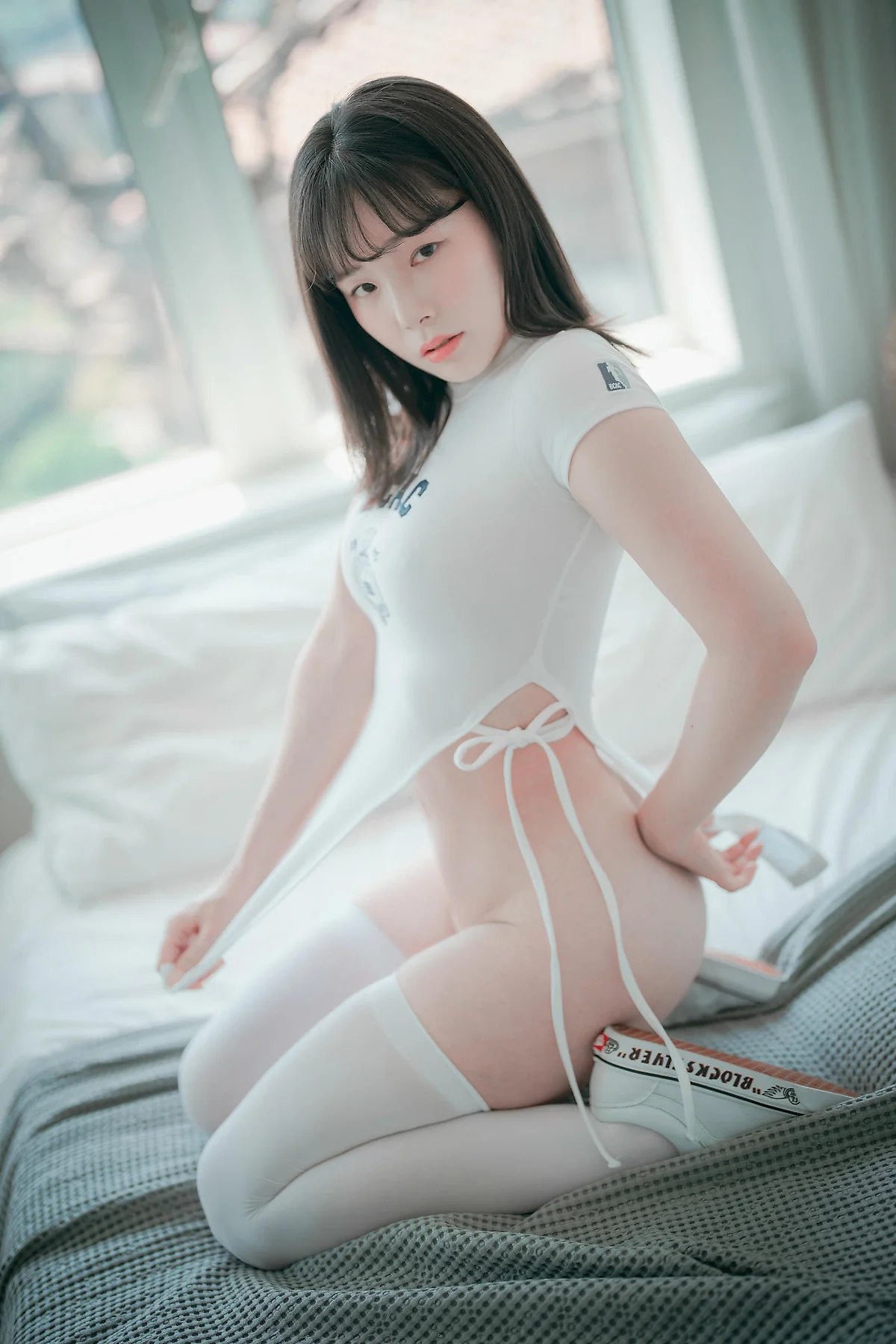 DJAWA No.125 Pia白丝翘臀连体衣 - 32