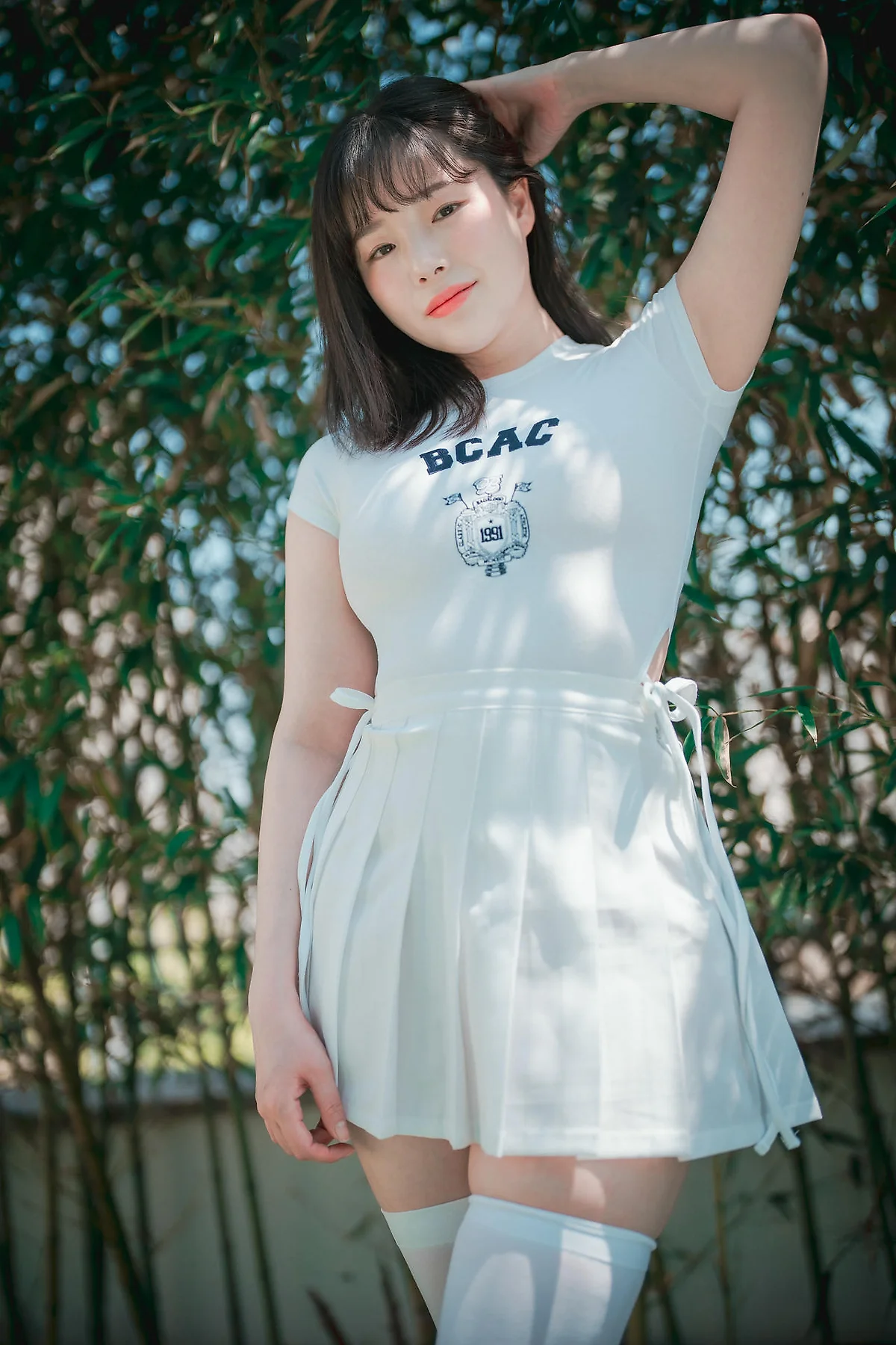 DJAWA No.125 Pia白丝翘臀连体衣 - 59