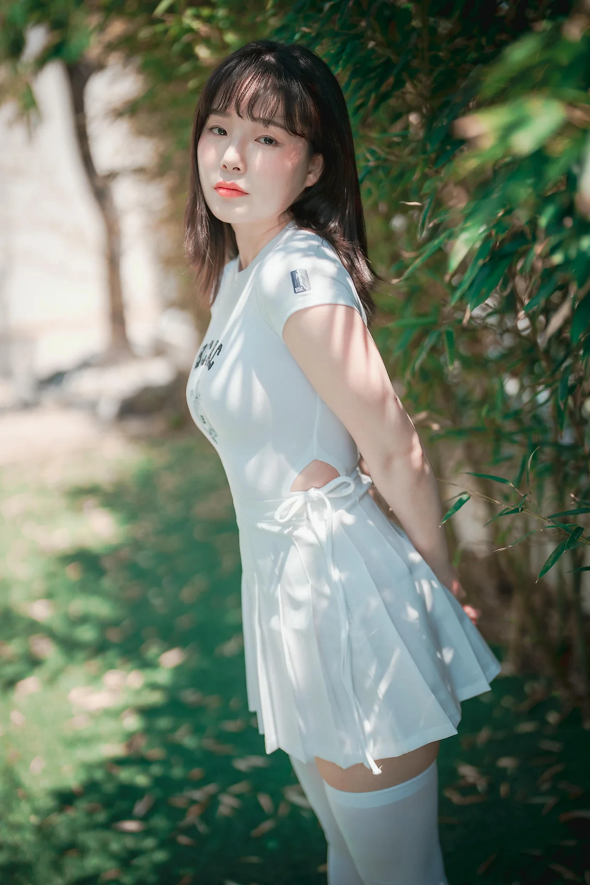 DJAWA No.125 Pia白丝翘臀连体衣 - 61