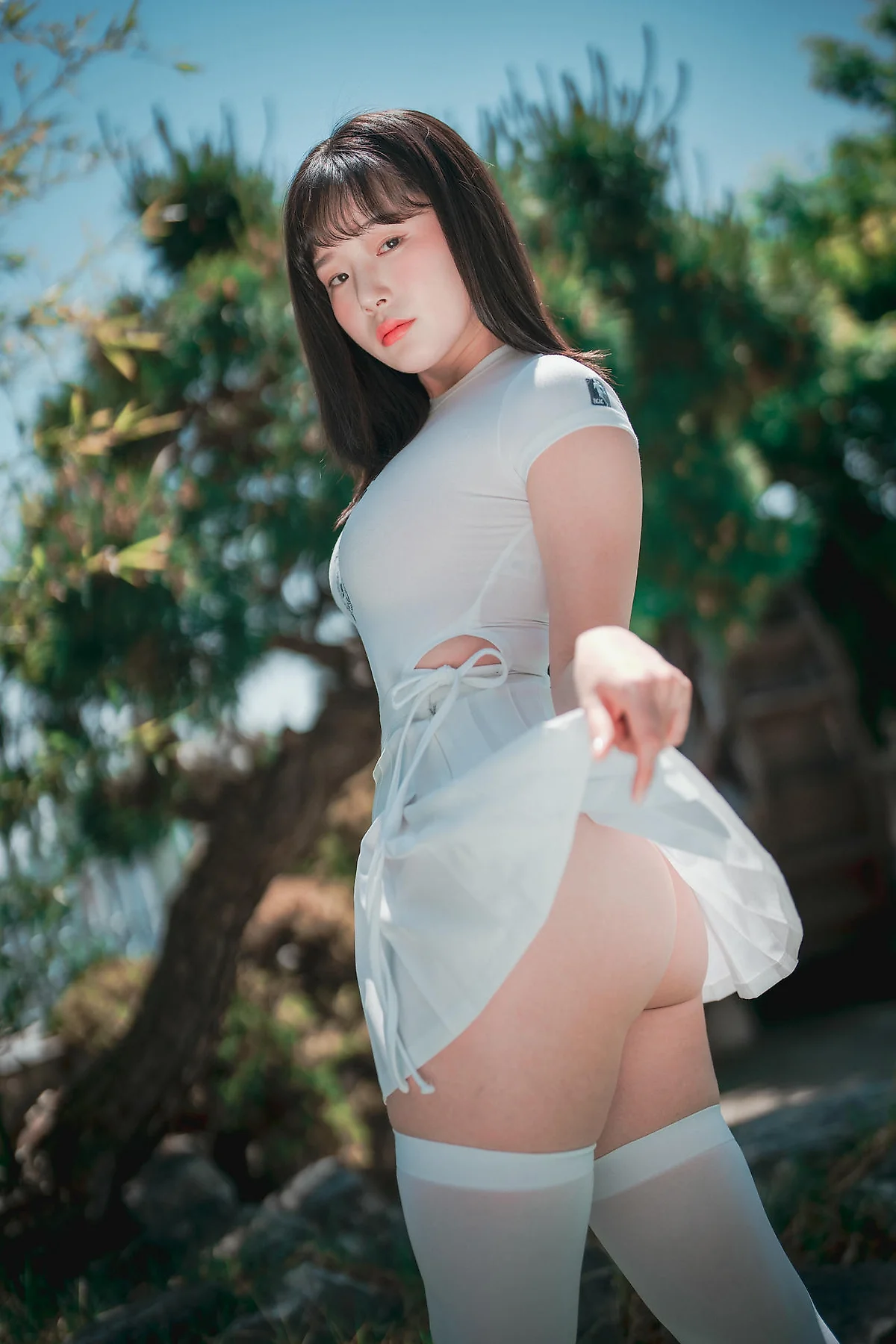 DJAWA No.125 Pia白丝翘臀连体衣 - 67