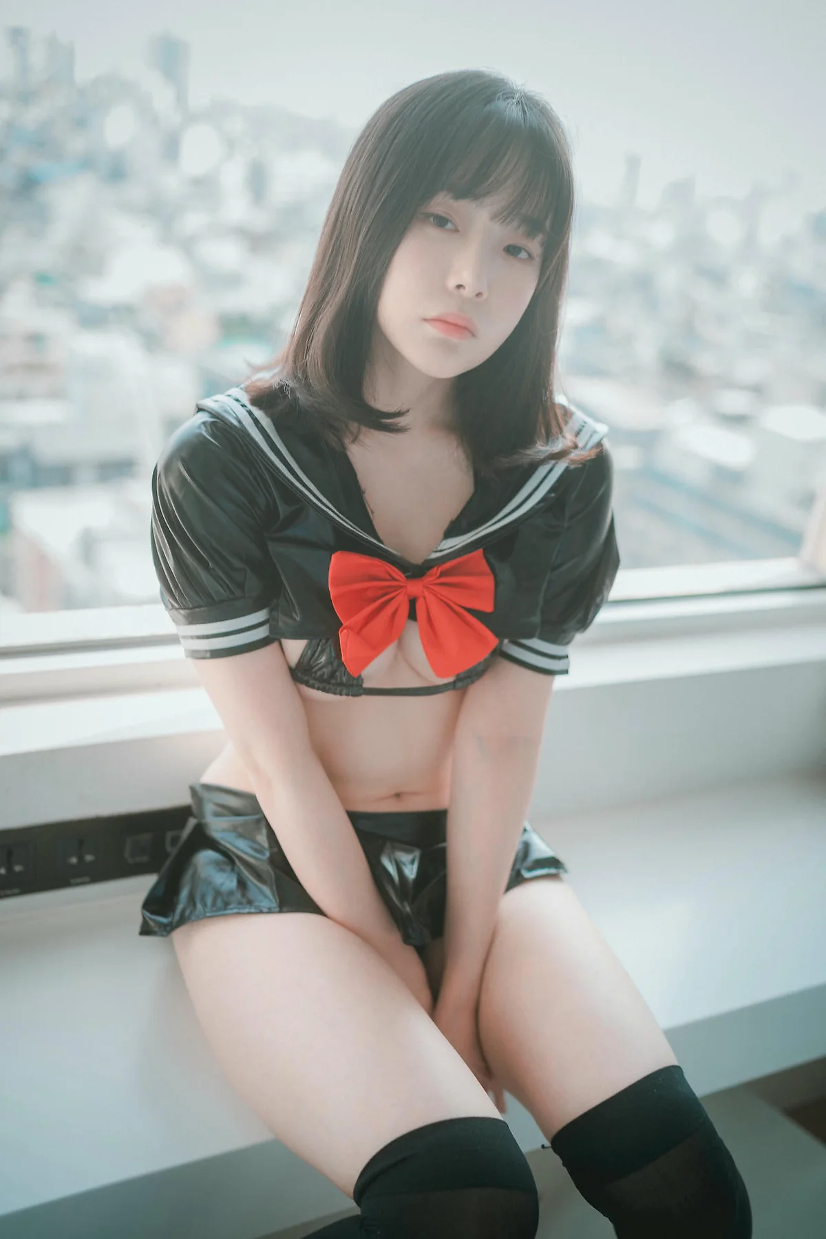 DJAWA No.126 Pia连体衣丝袜乳贴 - 80