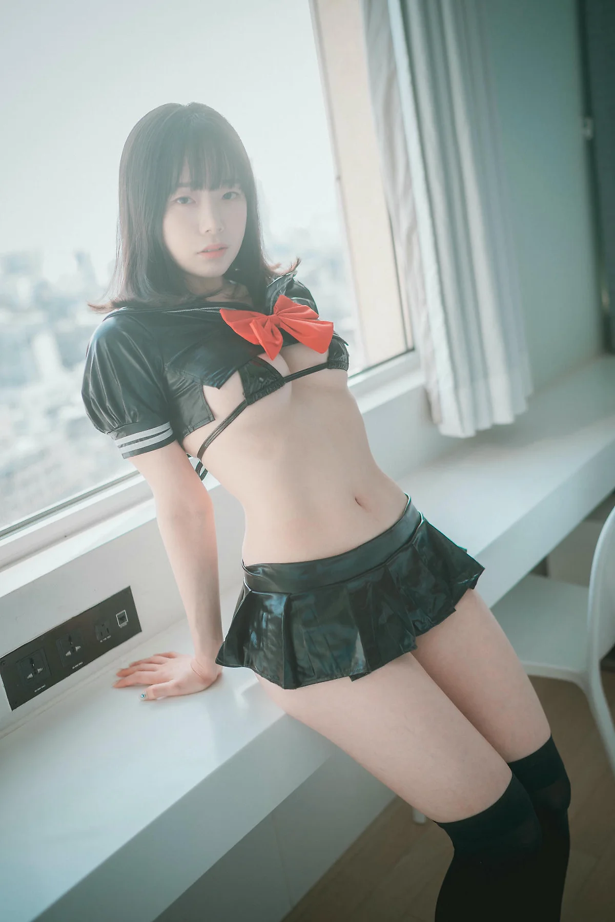 DJAWA No.126 Pia连体衣丝袜乳贴 - 92