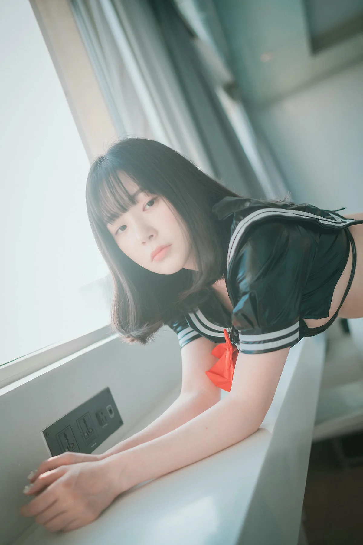 DJAWA No.126 Pia连体衣丝袜乳贴 - 95