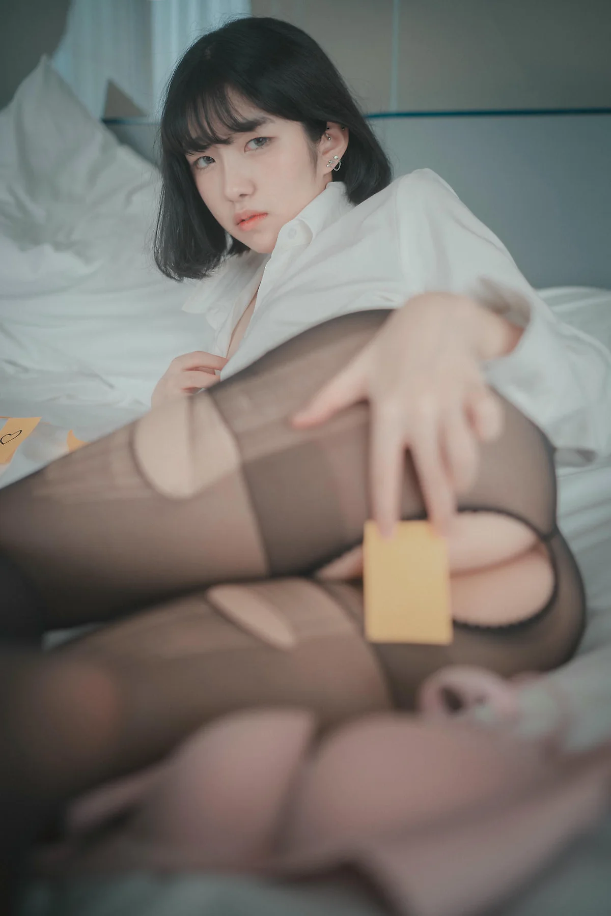 DJAWA No.136 Sonson爆乳黑丝衬衫 - 12