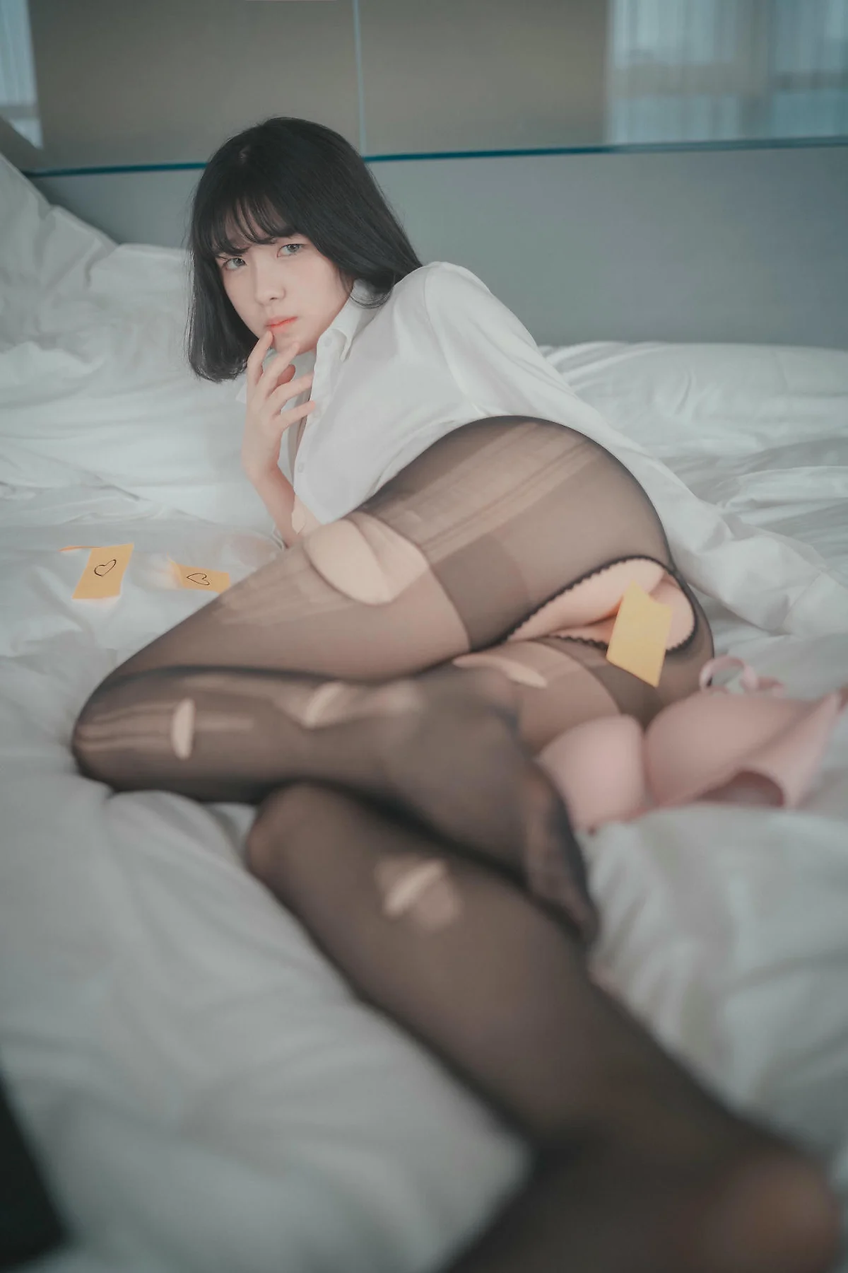 DJAWA No.136 Sonson爆乳黑丝衬衫 - 15