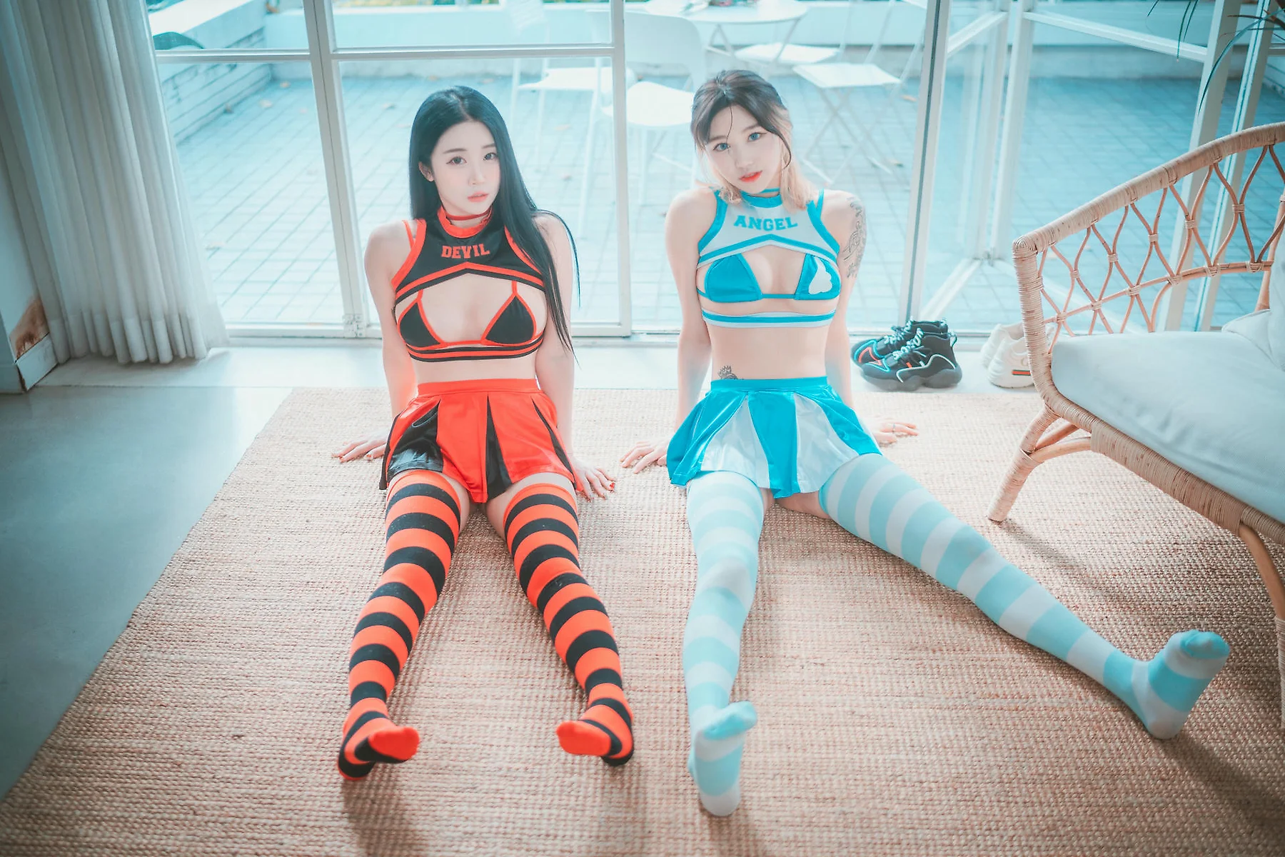 DJAWA No.141 Tae Ri双人俏皮少女写真 - 32