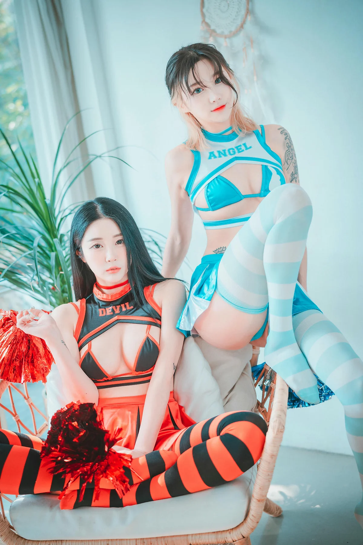 DJAWA No.141 Tae Ri双人俏皮少女写真 - 72