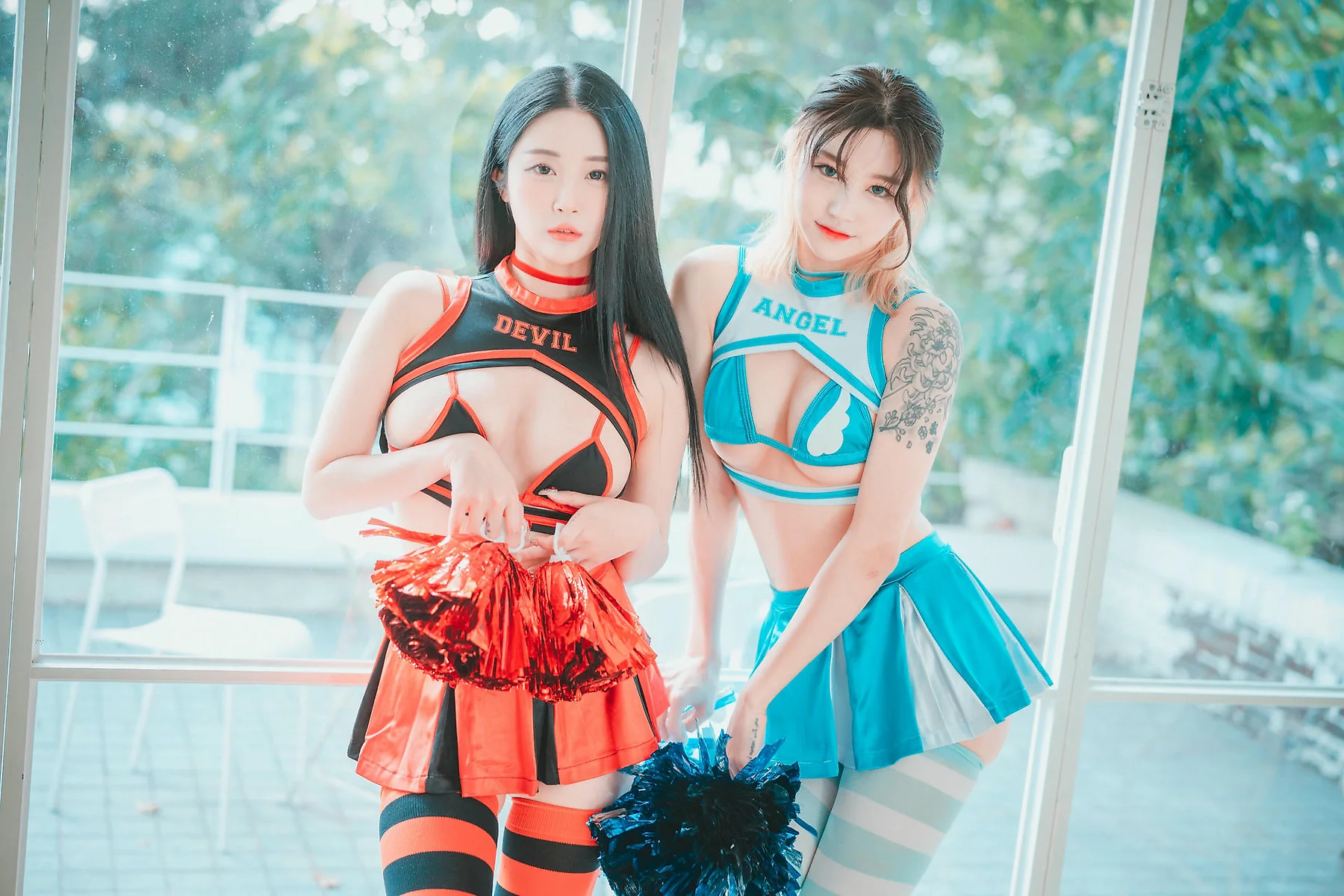 DJAWA No.141 Tae Ri双人俏皮少女写真 - 77