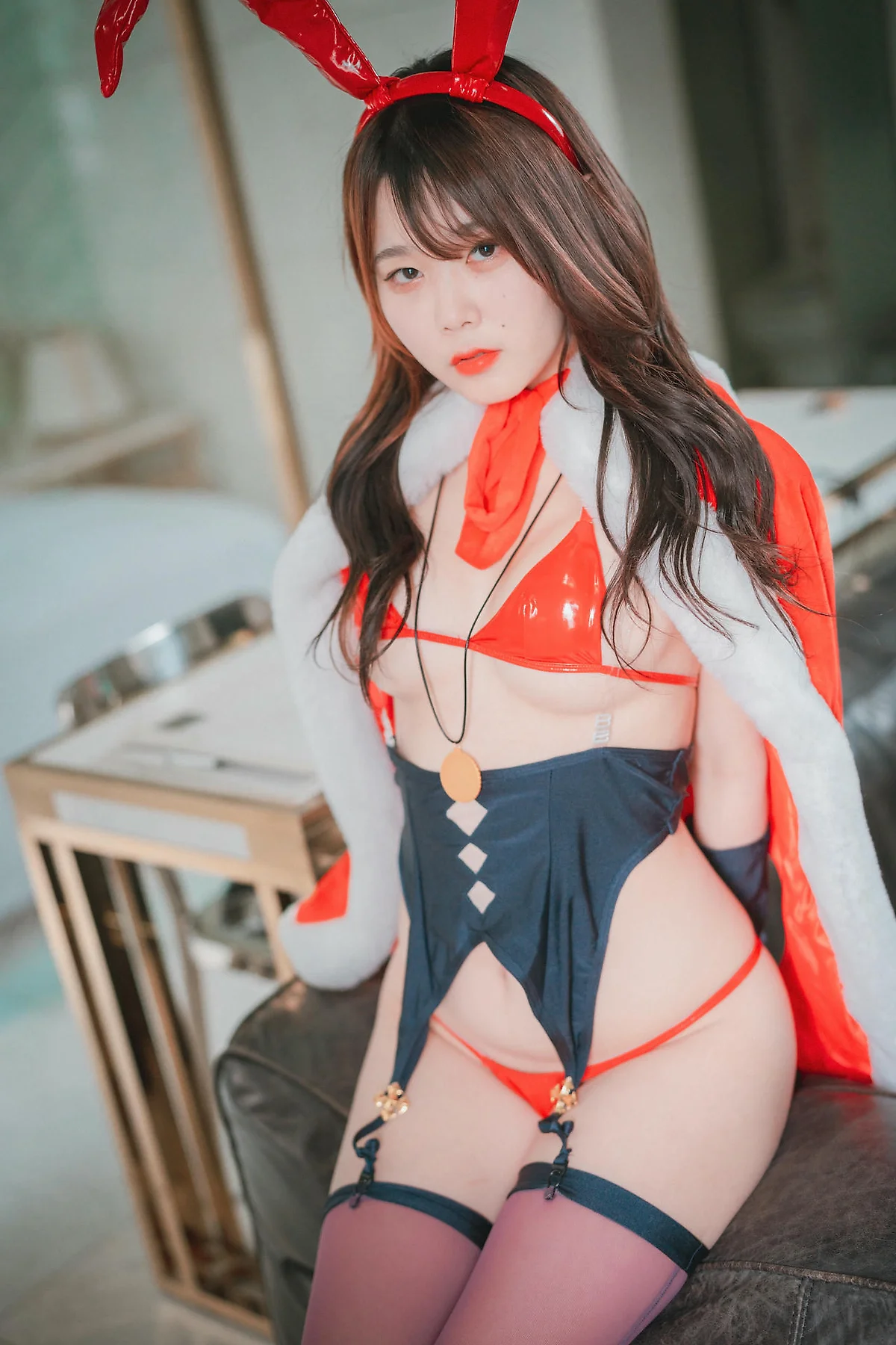 DJAWA No.143 Zia兔女郎乳贴翘臀 - 8