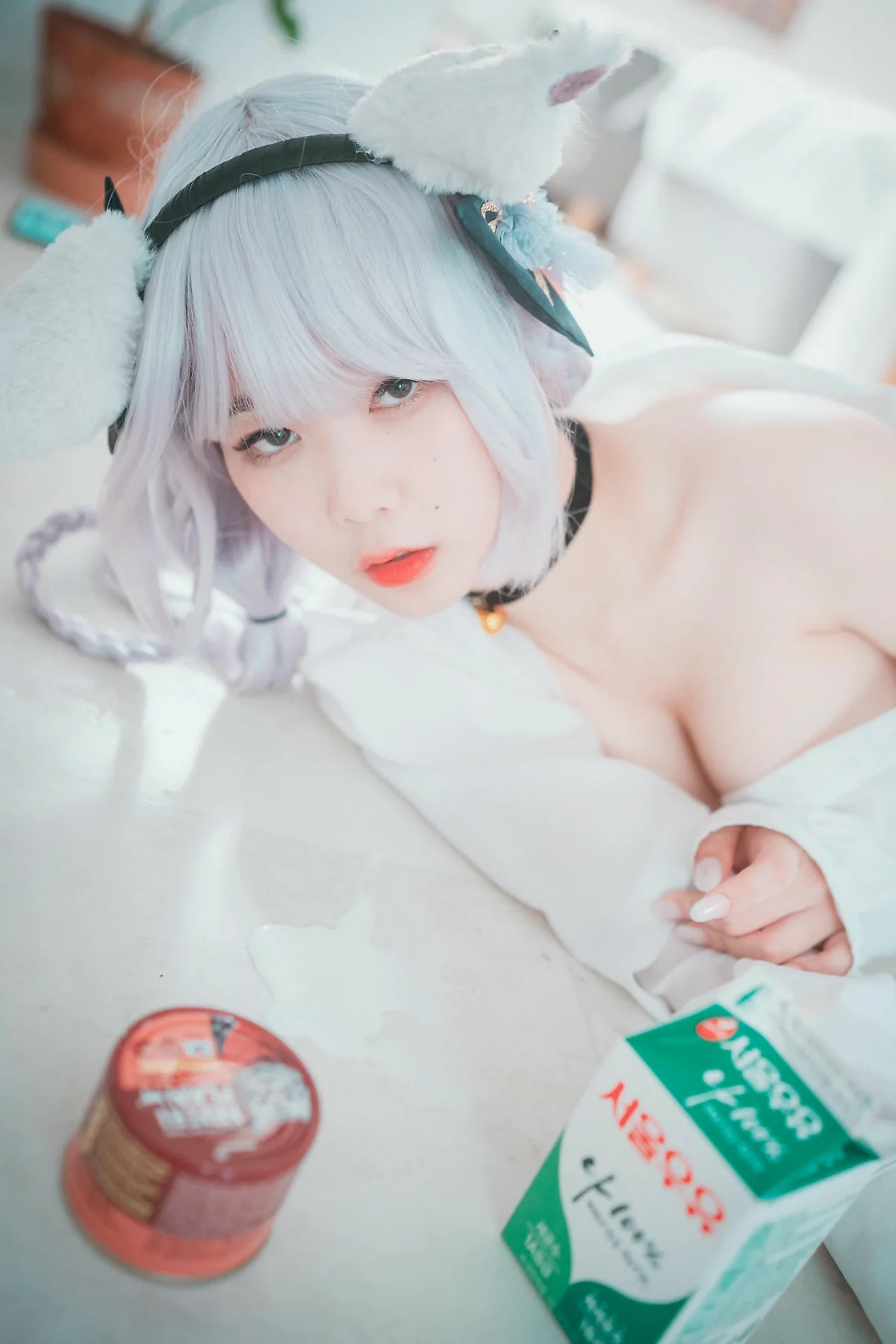 DJAWA No.145  Zia白色衬衫翘臀写真 - 22