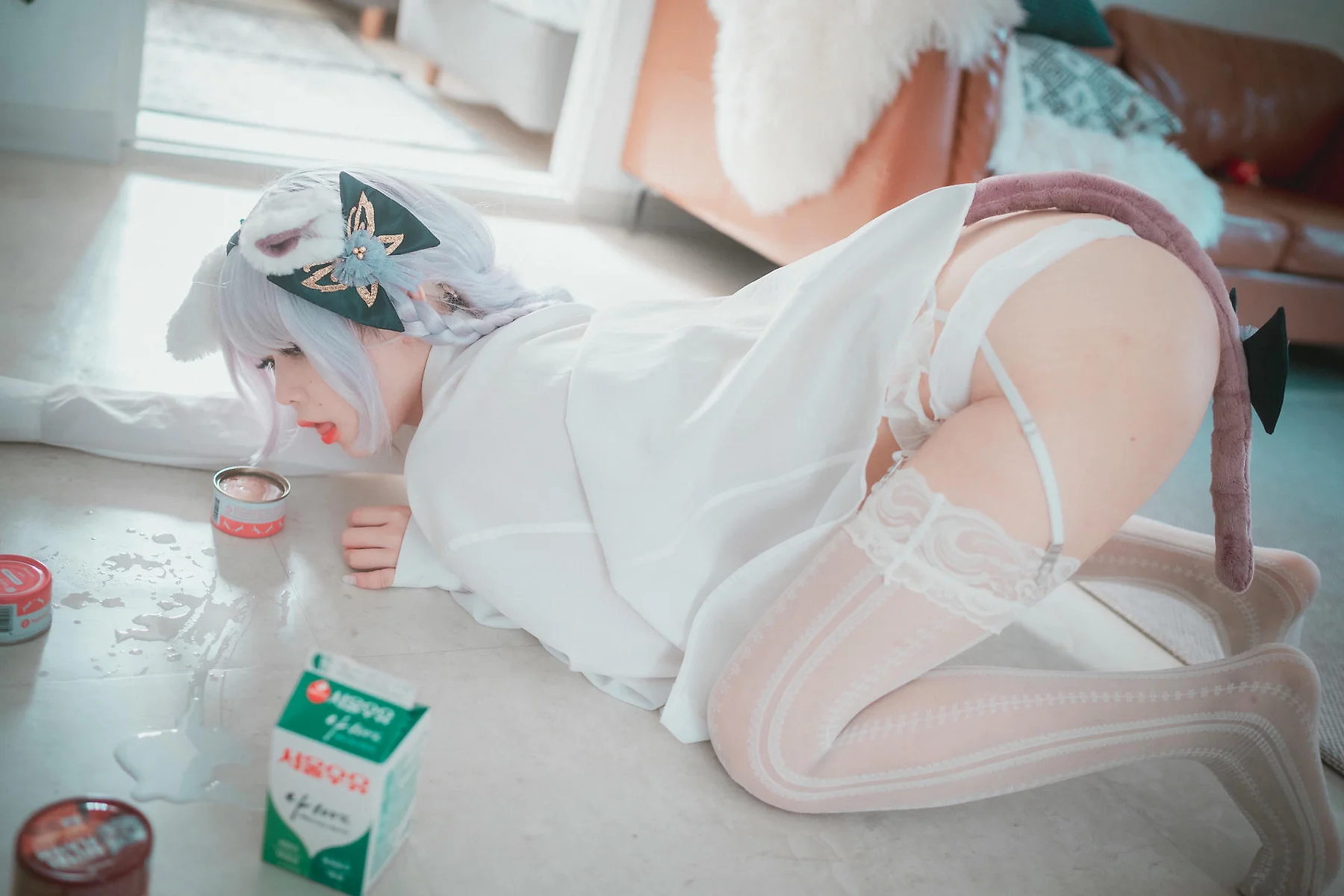 DJAWA No.145  Zia白色衬衫翘臀写真 - 26