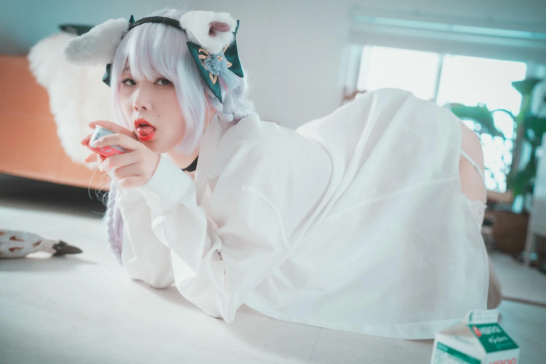 DJAWA No.145  Zia白色衬衫翘臀写真 - 27