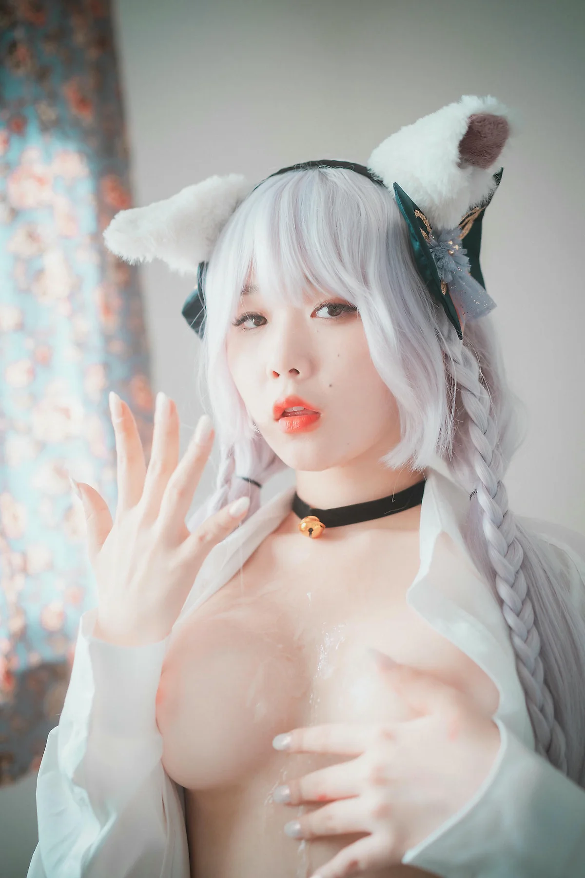 DJAWA No.145  Zia白色衬衫翘臀写真 - 37