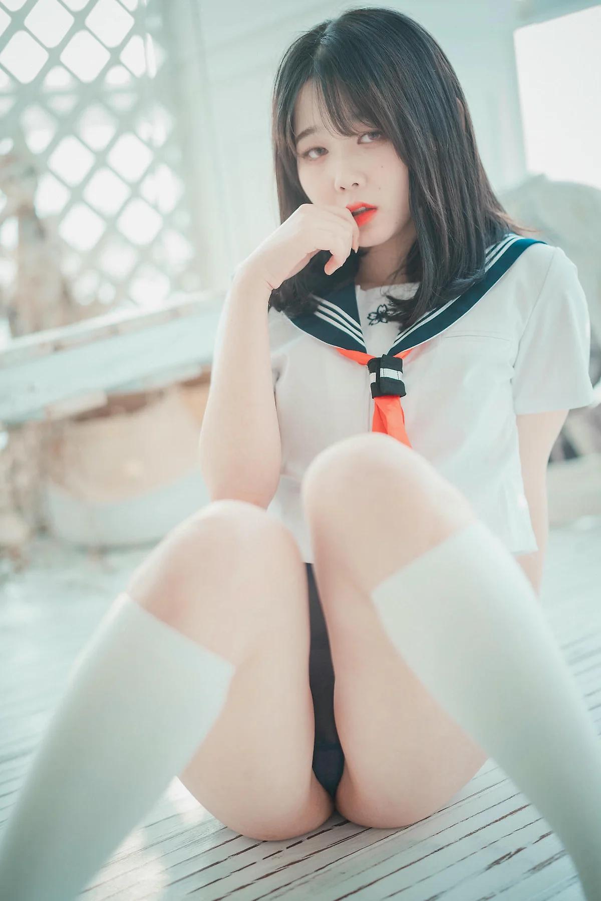 DJAWA No.151 Zia连体衣制服清纯少女 - 9