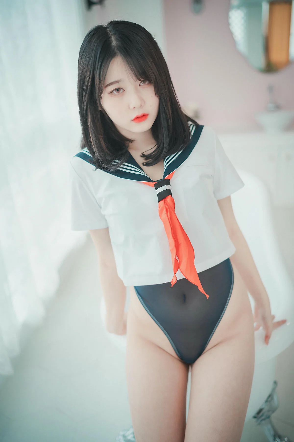 DJAWA No.151 Zia连体衣制服清纯少女 - 23