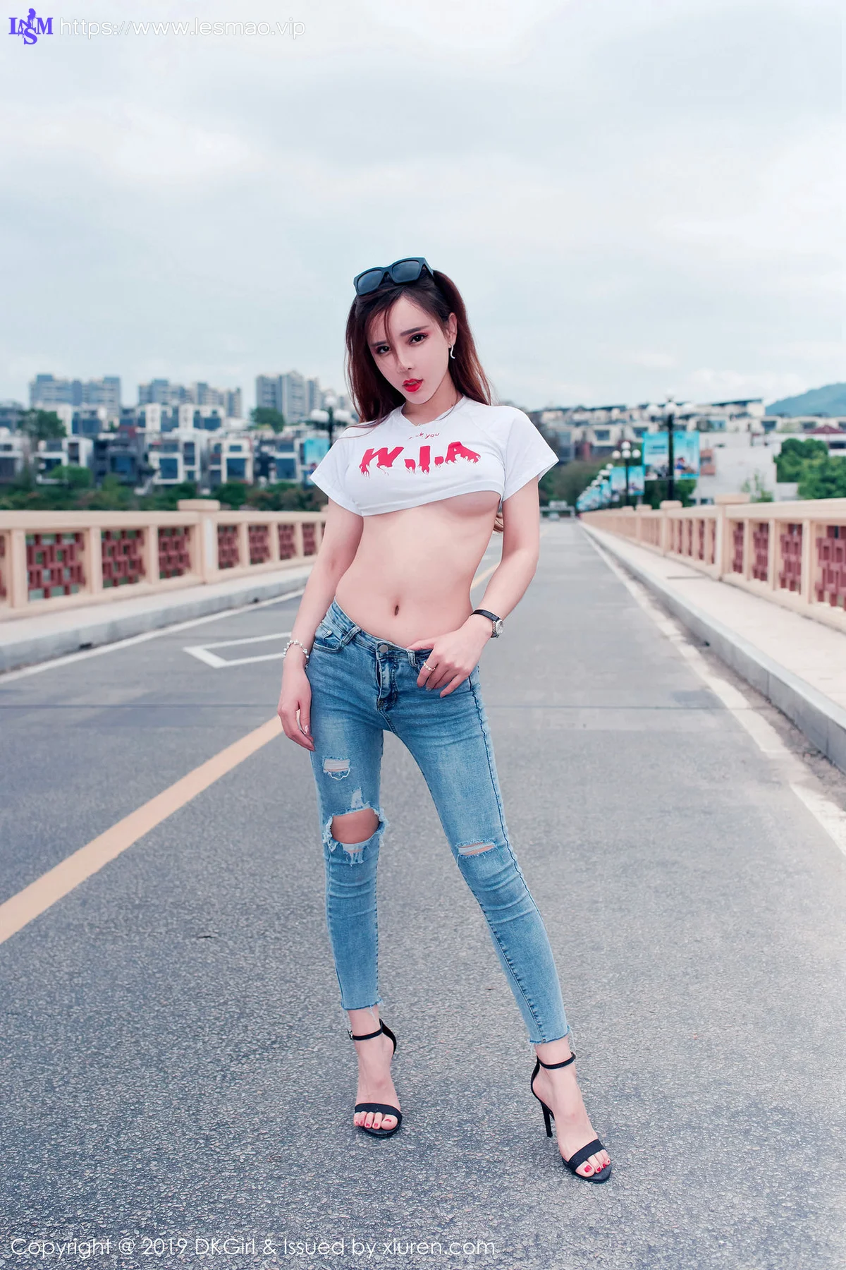 DKGirl DK御女郎 Vol.108  户外露天爆乳外拍 艾小青 - 20