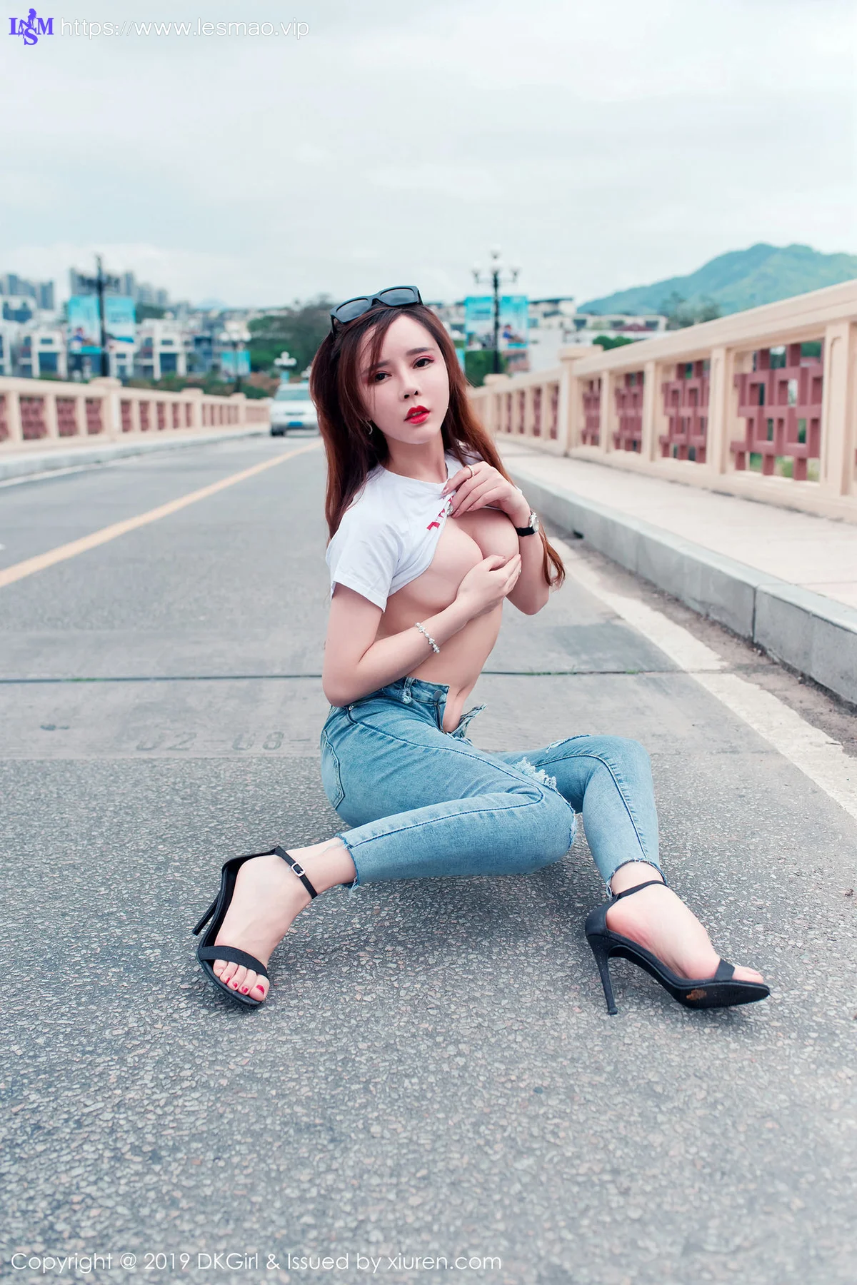 DKGirl DK御女郎 Vol.108  户外露天爆乳外拍 艾小青 - 33