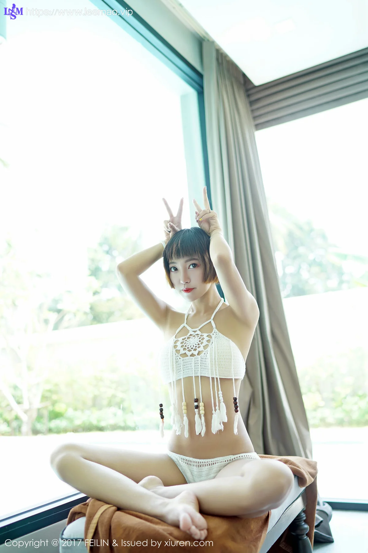 FeiLin 嗲囡囡 Vol.083 Modo 冯木木LRIS 比基尼湿身 - 11
