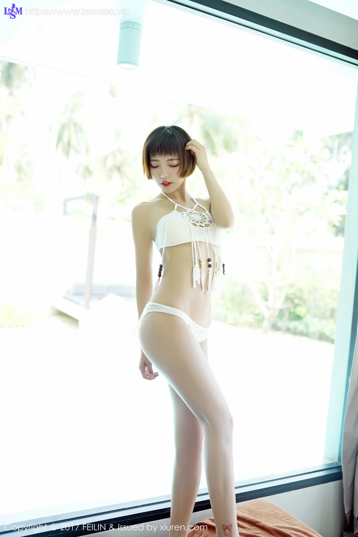 FeiLin 嗲囡囡 Vol.083 Modo 冯木木LRIS 比基尼湿身 - 15