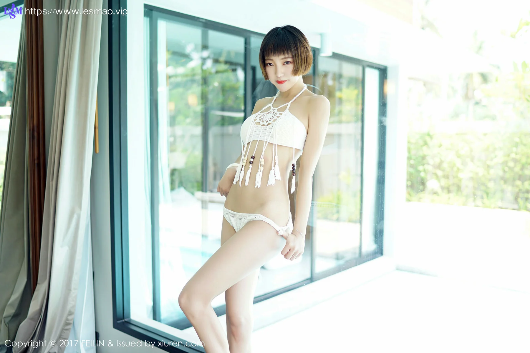 FeiLin 嗲囡囡 Vol.083 Modo 冯木木LRIS 比基尼湿身 - 16