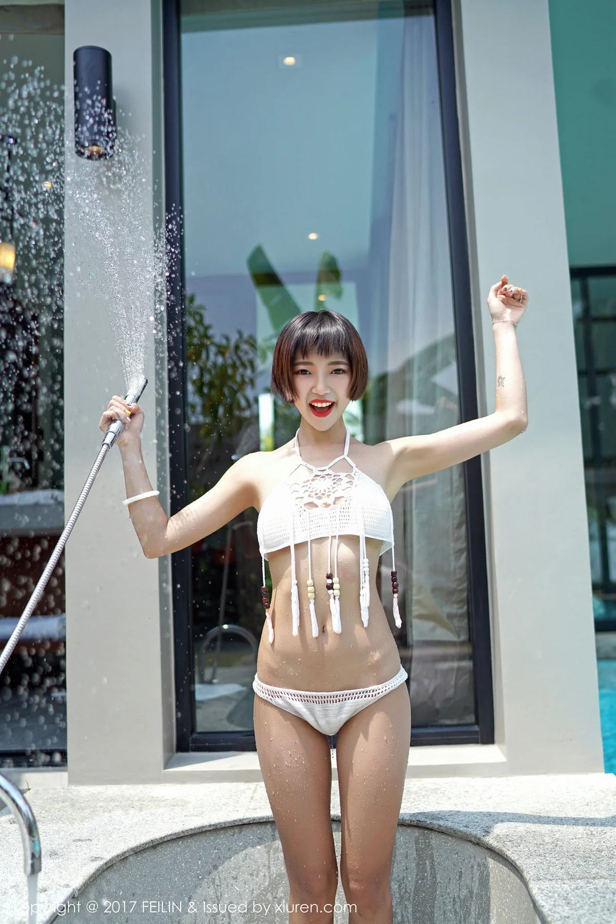 FeiLin 嗲囡囡 Vol.083 Modo 冯木木LRIS 比基尼湿身 - 26