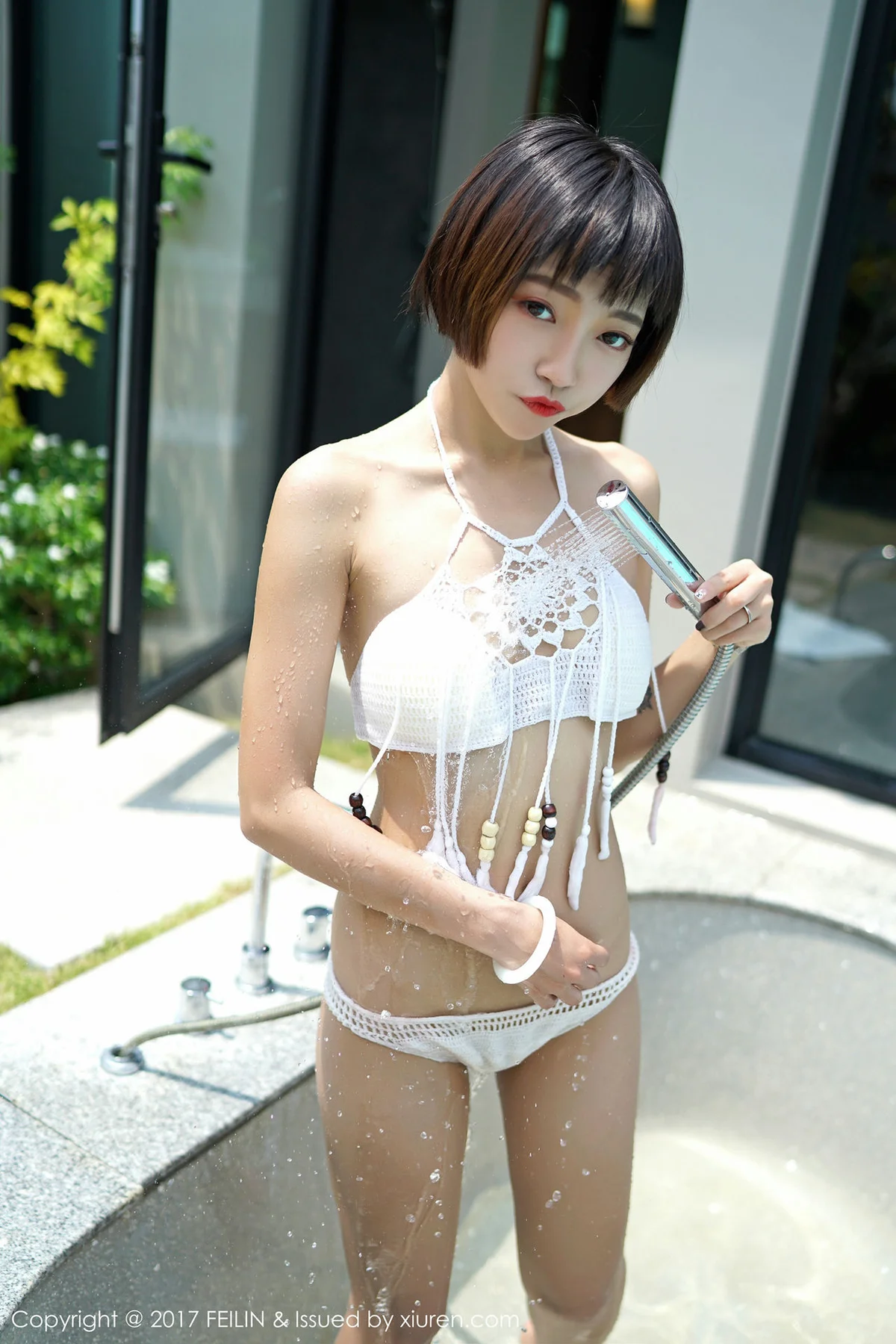 FeiLin 嗲囡囡 Vol.083 Modo 冯木木LRIS 比基尼湿身 - 37