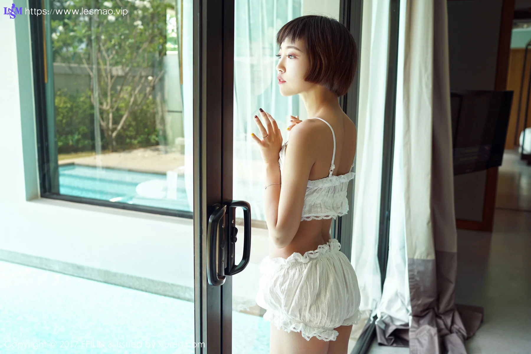 FeiLin 嗲囡囡 Vol.083 Modo 冯木木LRIS 比基尼湿身 - 43