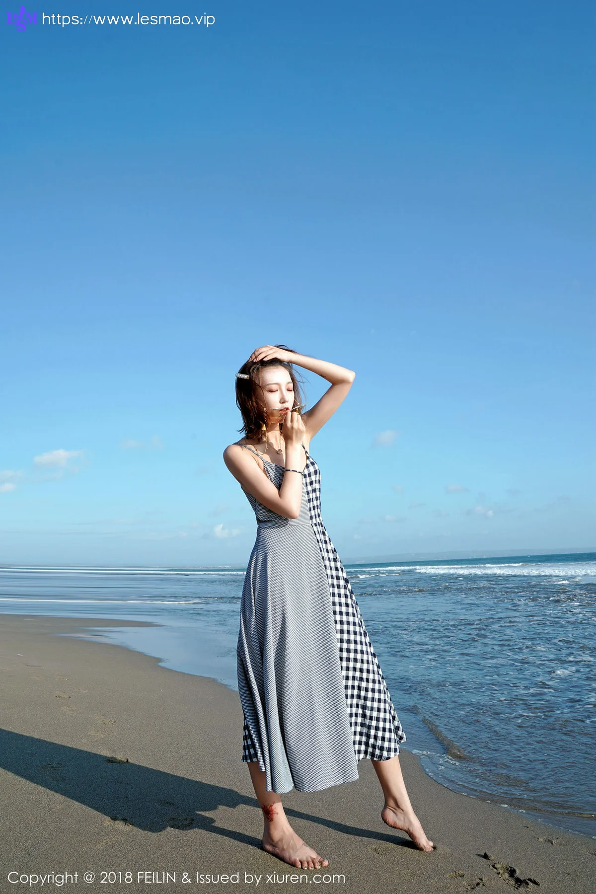 FeiLin 嗲囡囡 Vol.142 冯木木LRIS沙滩美女写真 - 15