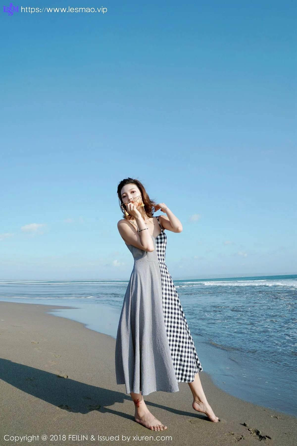 FeiLin 嗲囡囡 Vol.142 冯木木LRIS沙滩美女写真 - 16
