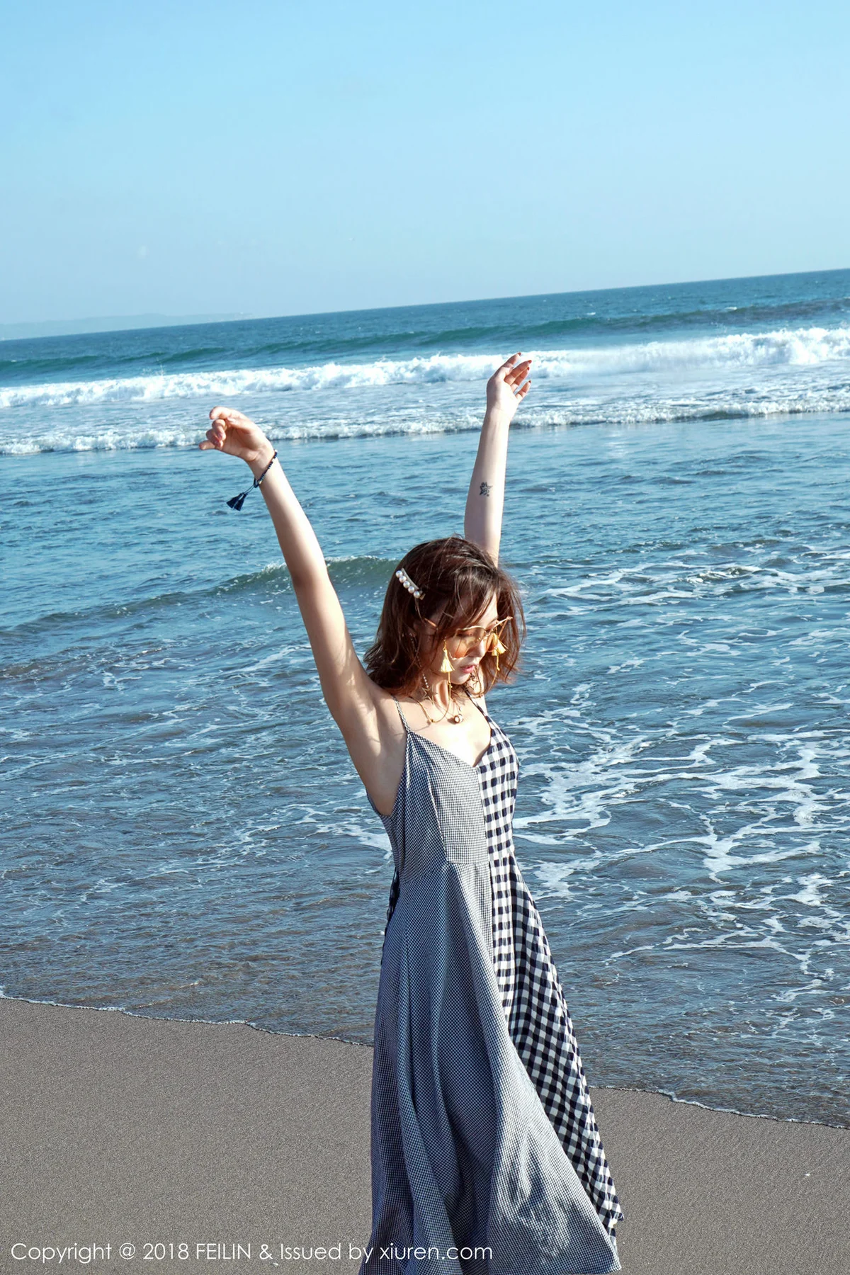 FeiLin 嗲囡囡 Vol.142 冯木木LRIS沙滩美女写真 - 22