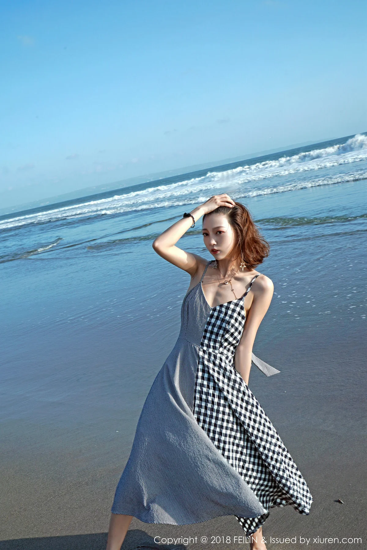 FeiLin 嗲囡囡 Vol.142 冯木木LRIS沙滩美女写真 - 23