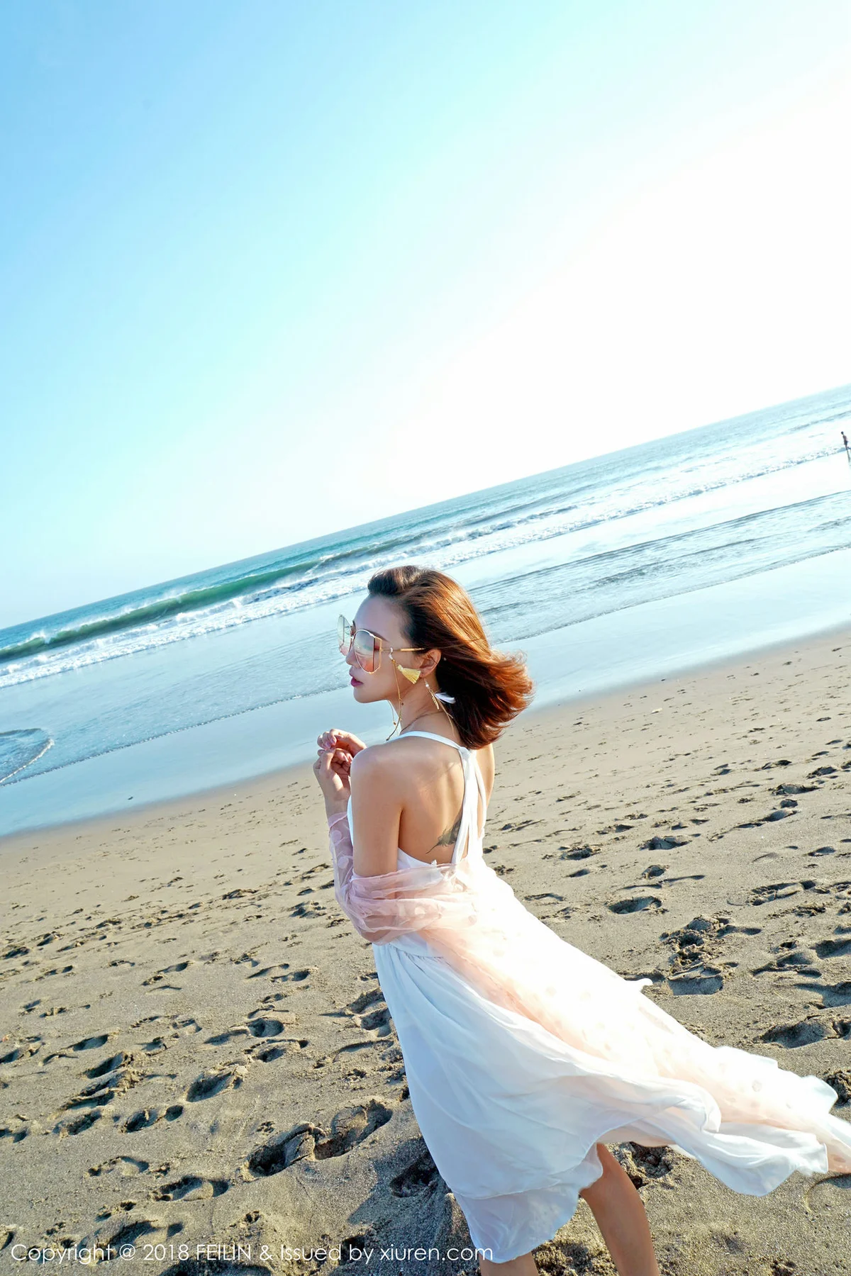 FeiLin 嗲囡囡 Vol.142 冯木木LRIS沙滩美女写真 - 27