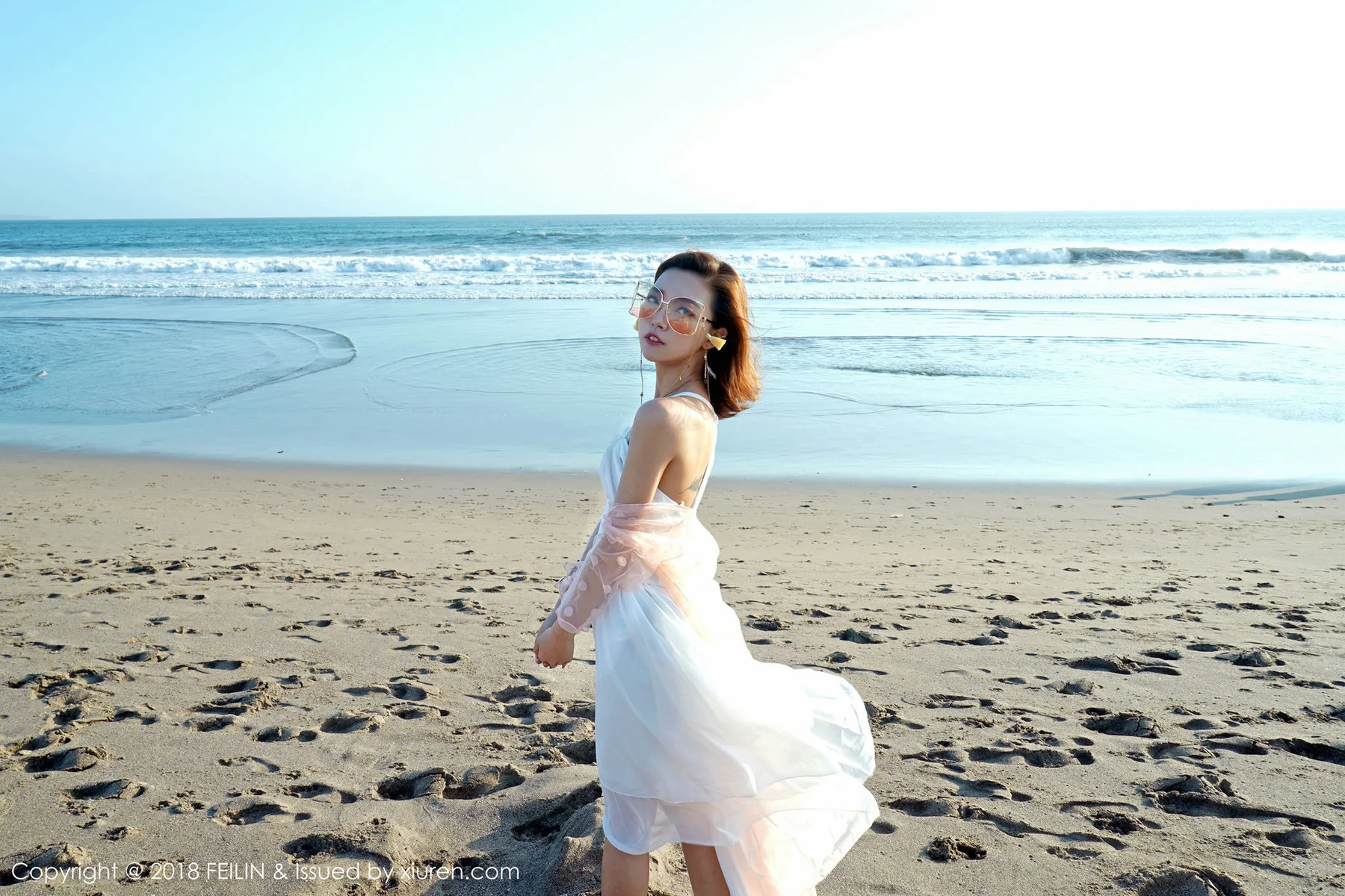 FeiLin 嗲囡囡 Vol.142 冯木木LRIS沙滩美女写真 - 28