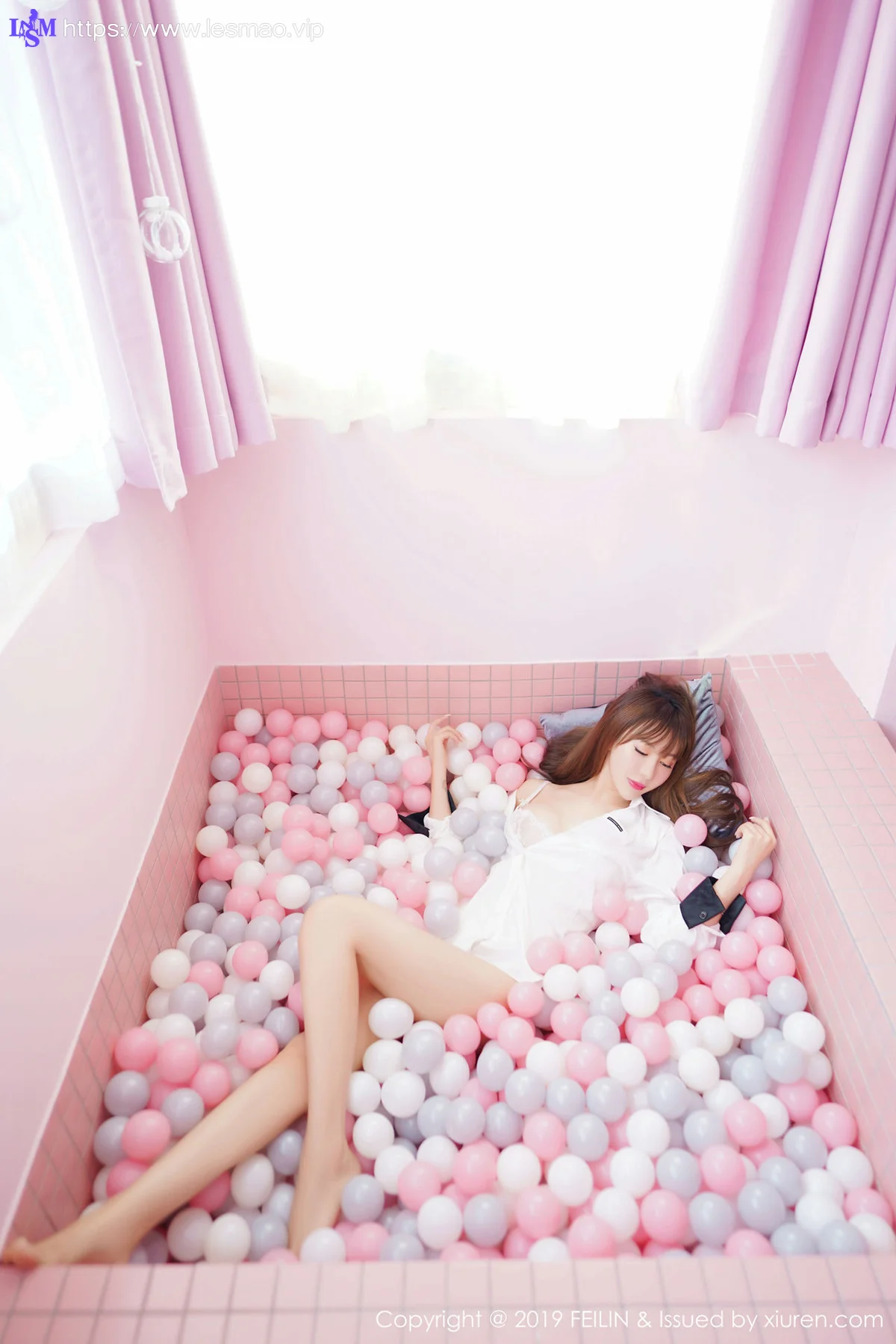 FeiLin 嗲囡囡 Vol.214 程梓首套写真 - 6