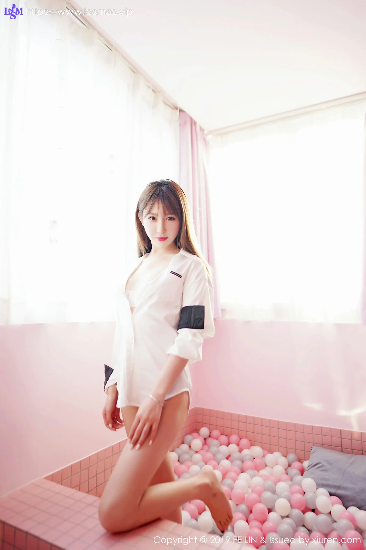FeiLin 嗲囡囡 Vol.214 程梓首套写真 - 19