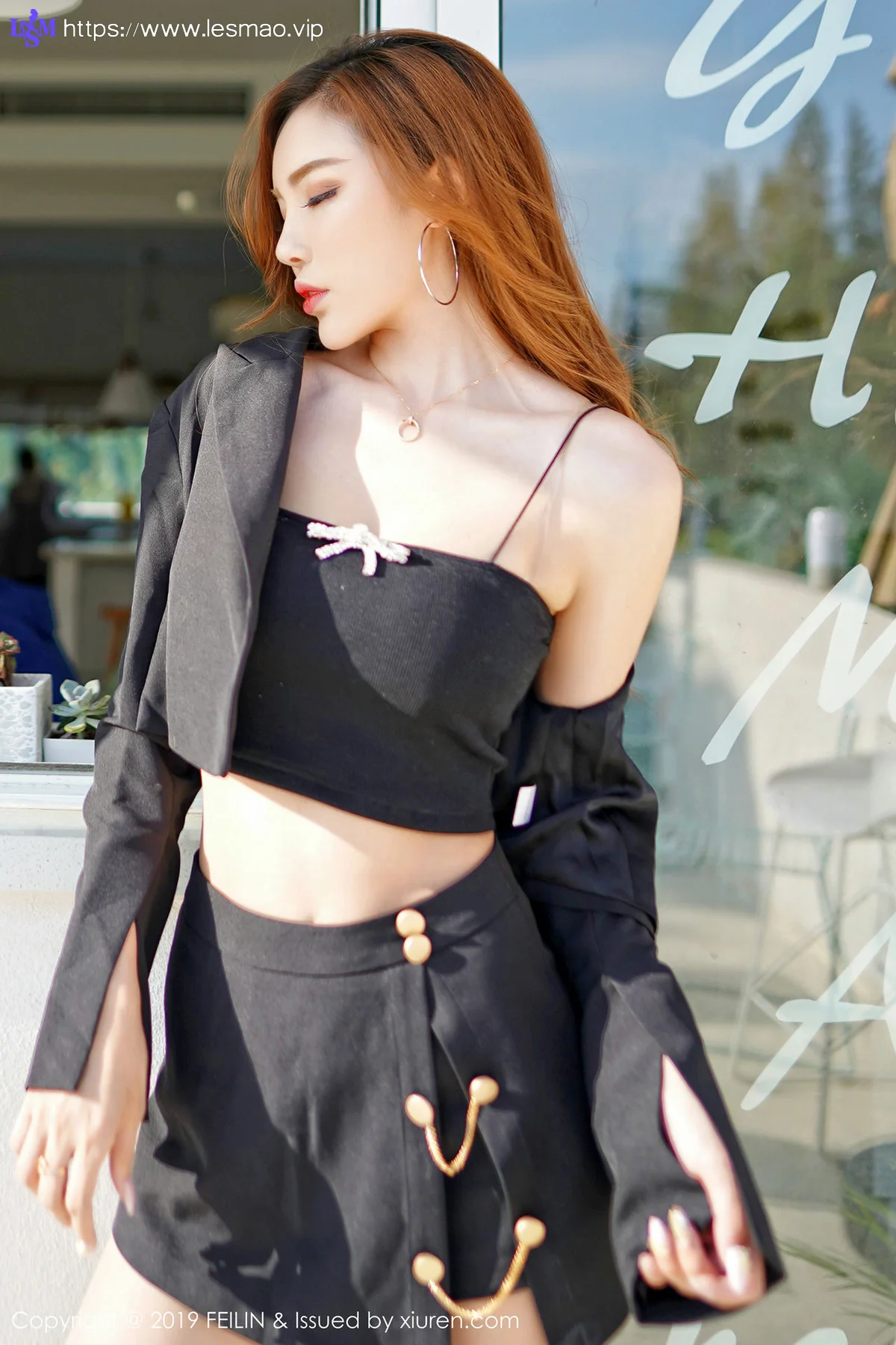 FeiLin 嗲囡囡 Vol.220 梦小楠小夜猫 性感泳池写真 - 19