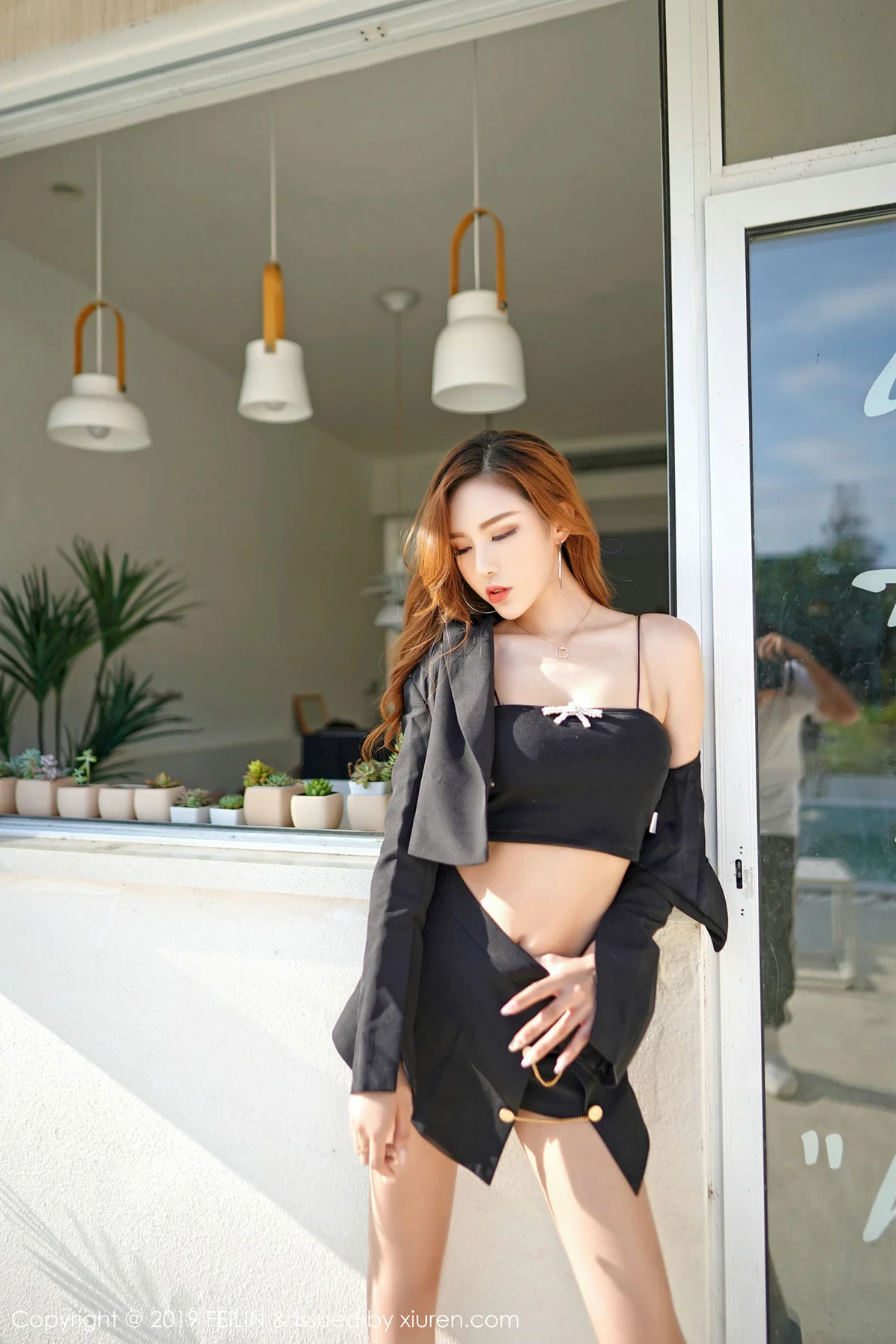FeiLin 嗲囡囡 Vol.220 梦小楠小夜猫 性感泳池写真 - 21