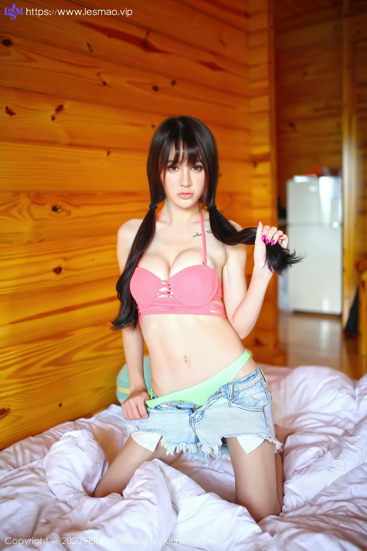 FeiLin 嗲囡囡 Vol.233 比基尼旅拍 cheryl青树 - 77