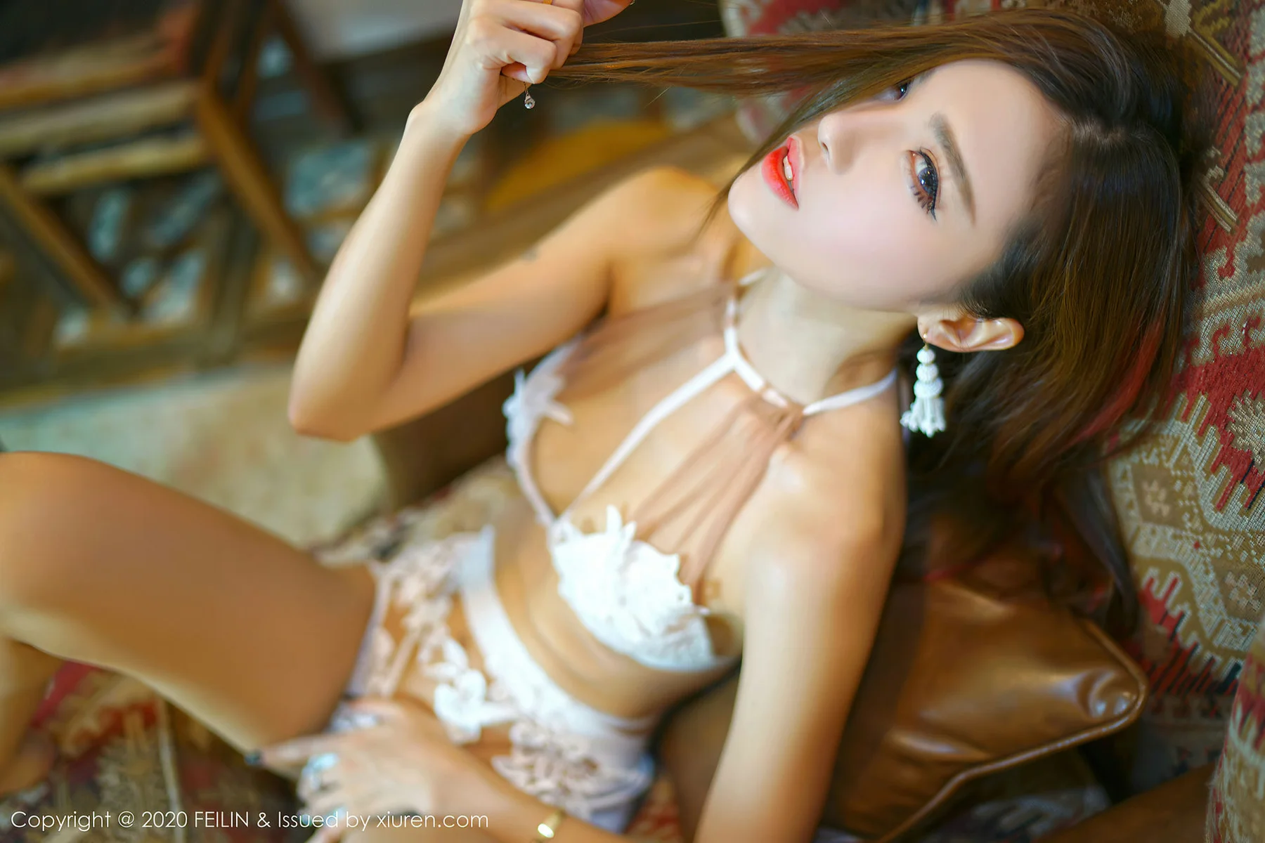 FeiLin 嗲囡囡 Vol.237 梦小楠小夜猫 娇艳动人精致美女 - 31